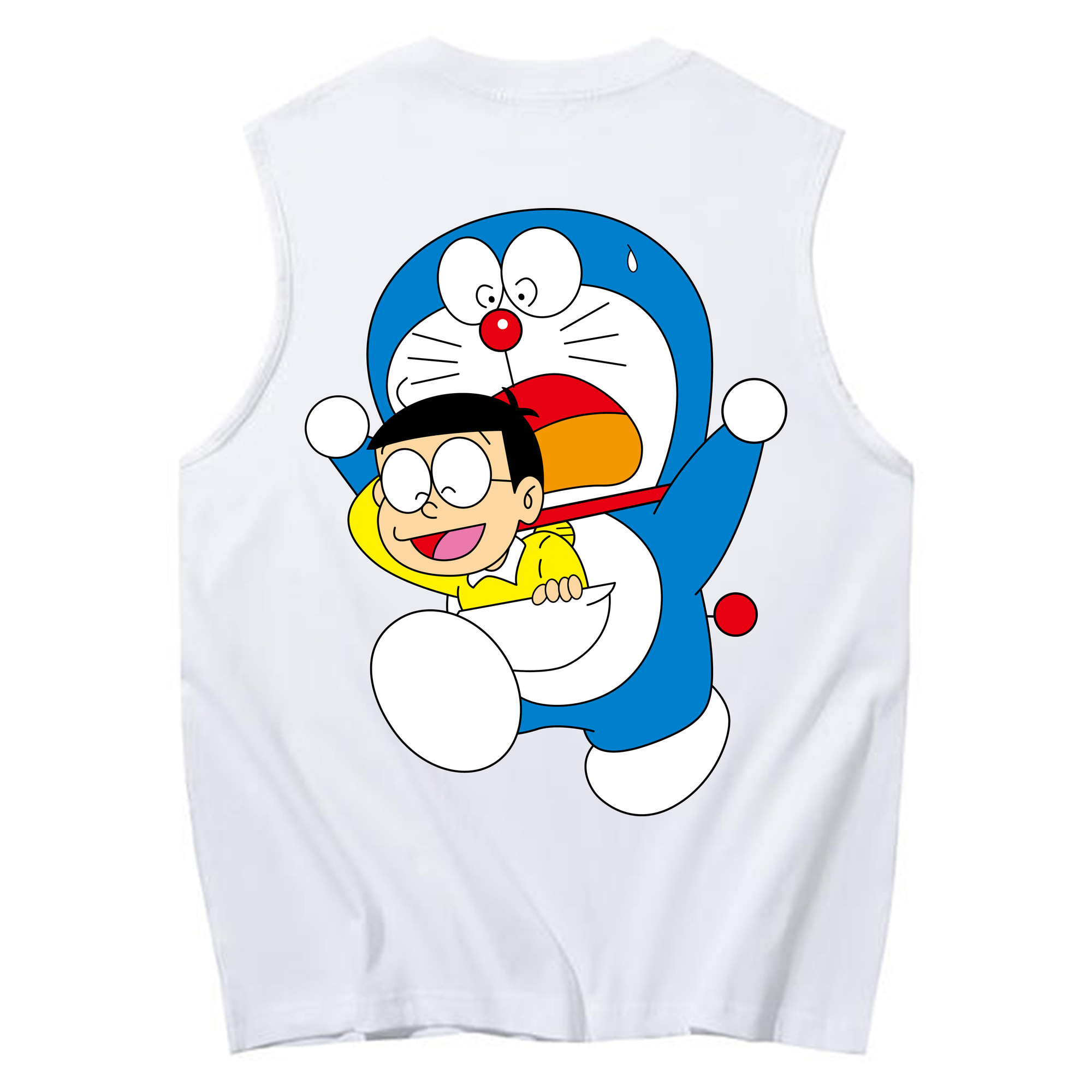 （画像用） ドラえもん Doraemon コットン100％タンクトップ（背面プリント）