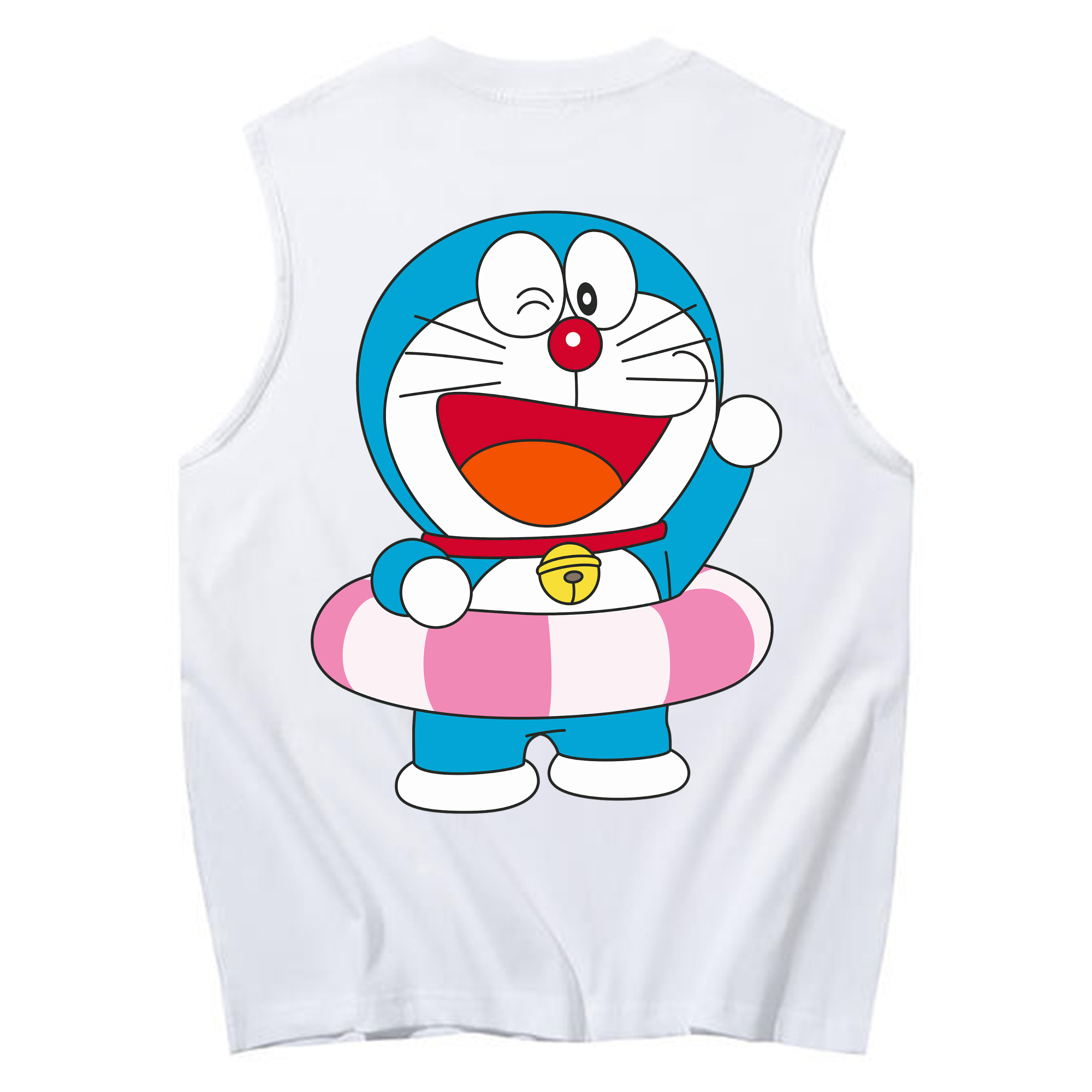 （画像用） ドラえもん Doraemon コットン100％タンクトップ（背面プリント）