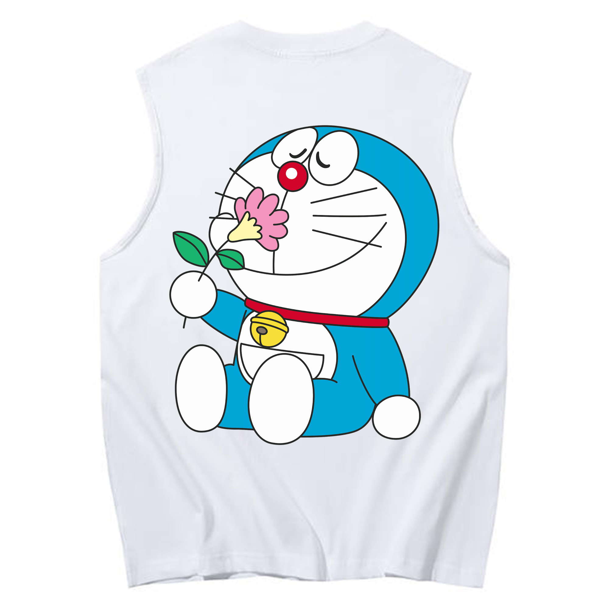 （画像用） ドラえもん Doraemon コットン100％タンクトップ（背面プリント）