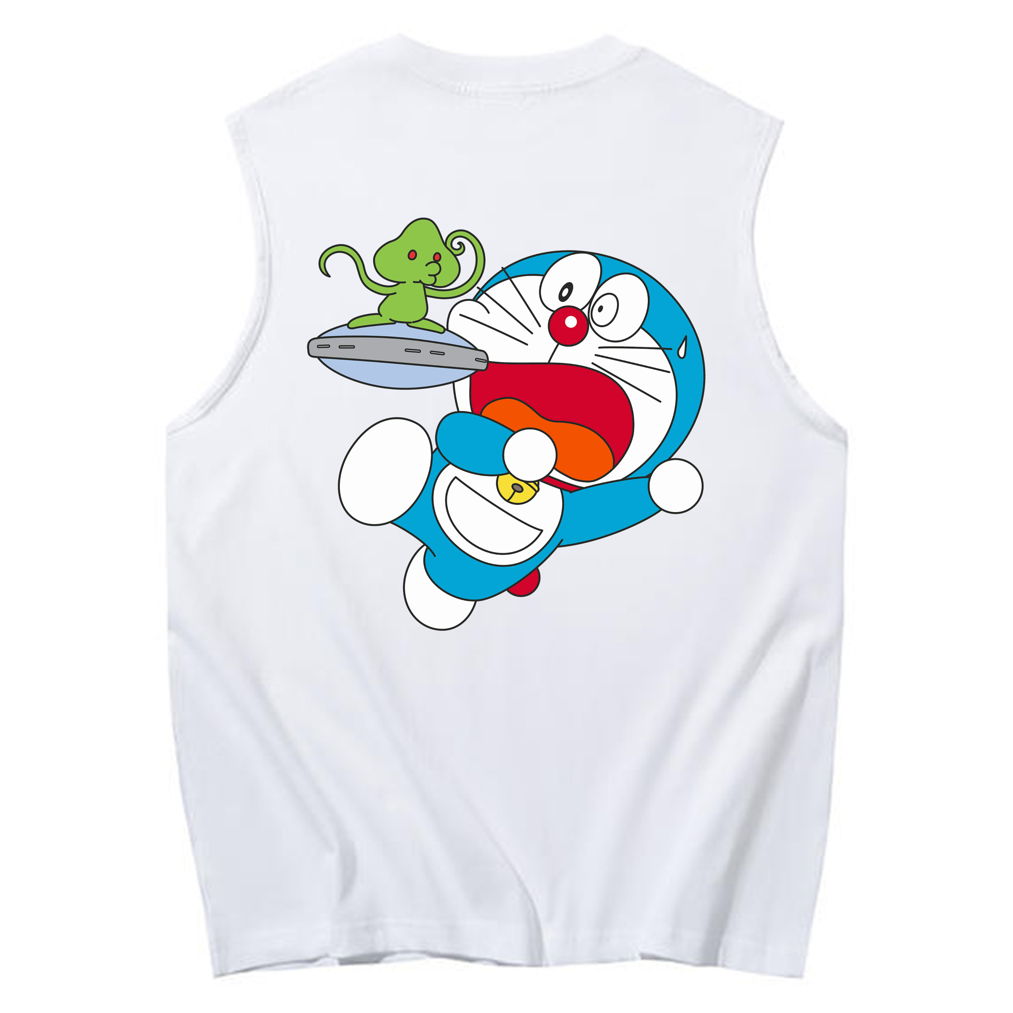 （画像用） ドラえもん Doraemon コットン100％タンクトップ（背面プリント）
