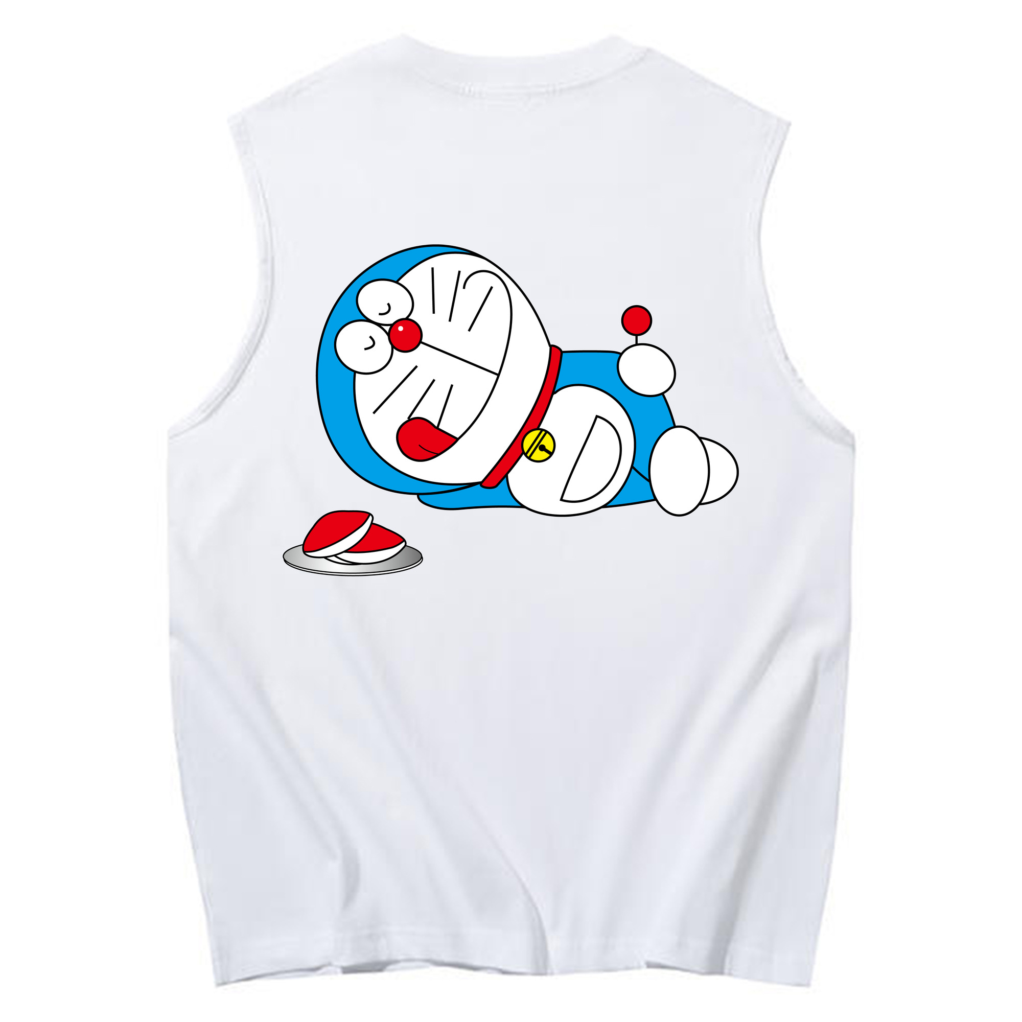 （画像用） ドラえもん Doraemon コットン100％タンクトップ（背面プリント）