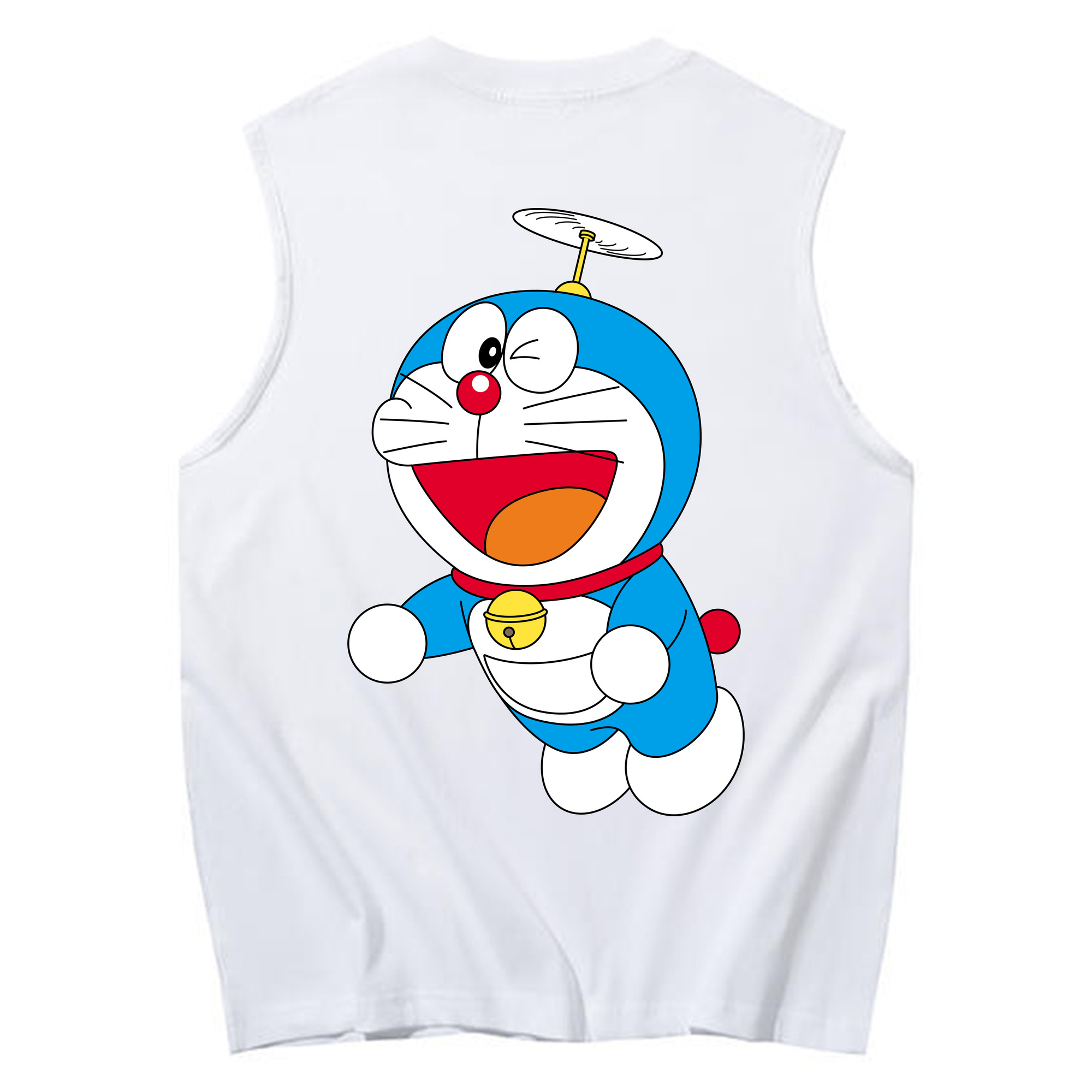 （画像用） ドラえもん Doraemon コットン100％タンクトップ（背面プリント）