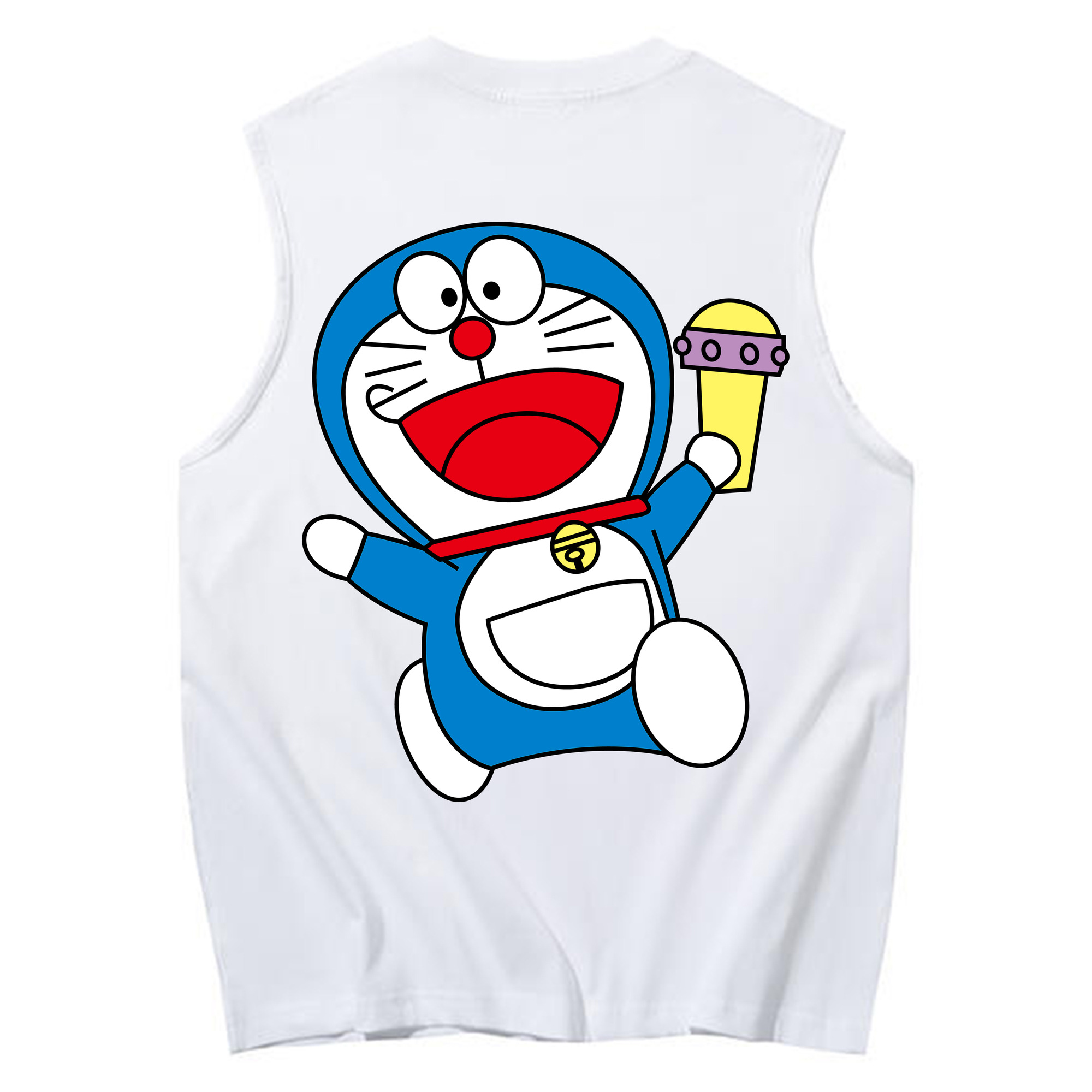 （画像用） ドラえもん Doraemon コットン100％タンクトップ（背面プリント）