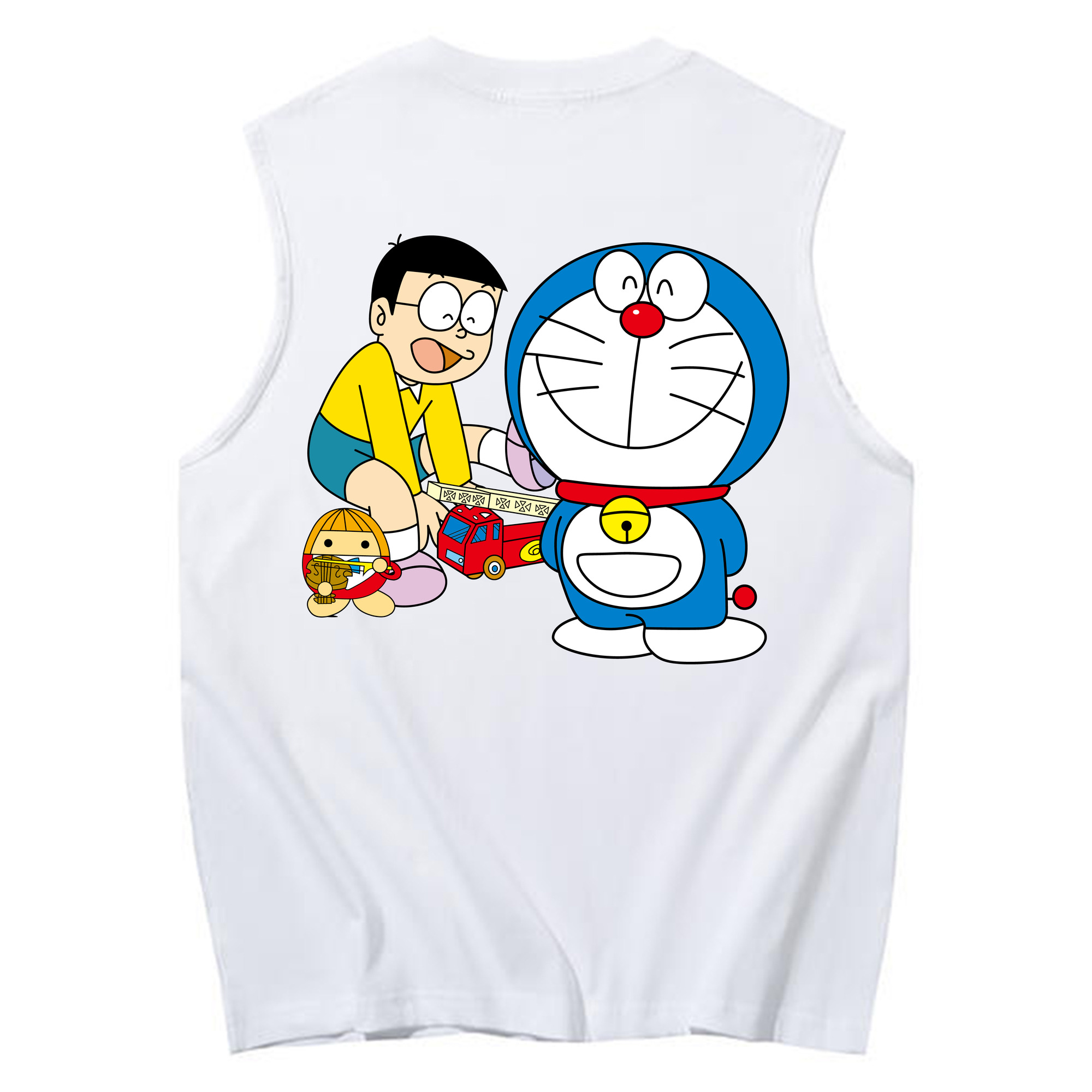 （画像用） ドラえもん Doraemon コットン100％タンクトップ（背面プリント）