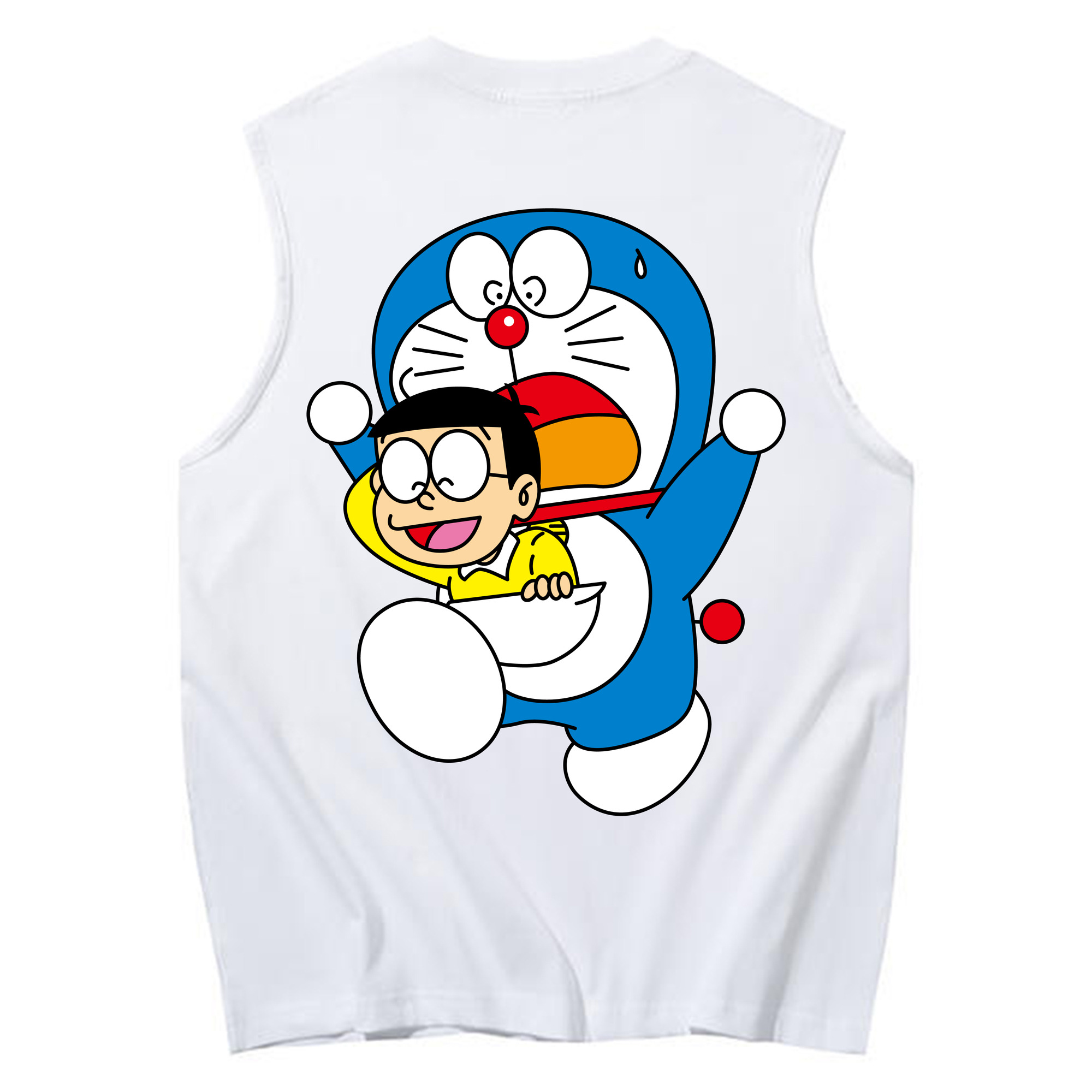 （画像用） ドラえもん Doraemon コットン100％タンクトップ（背面プリント）