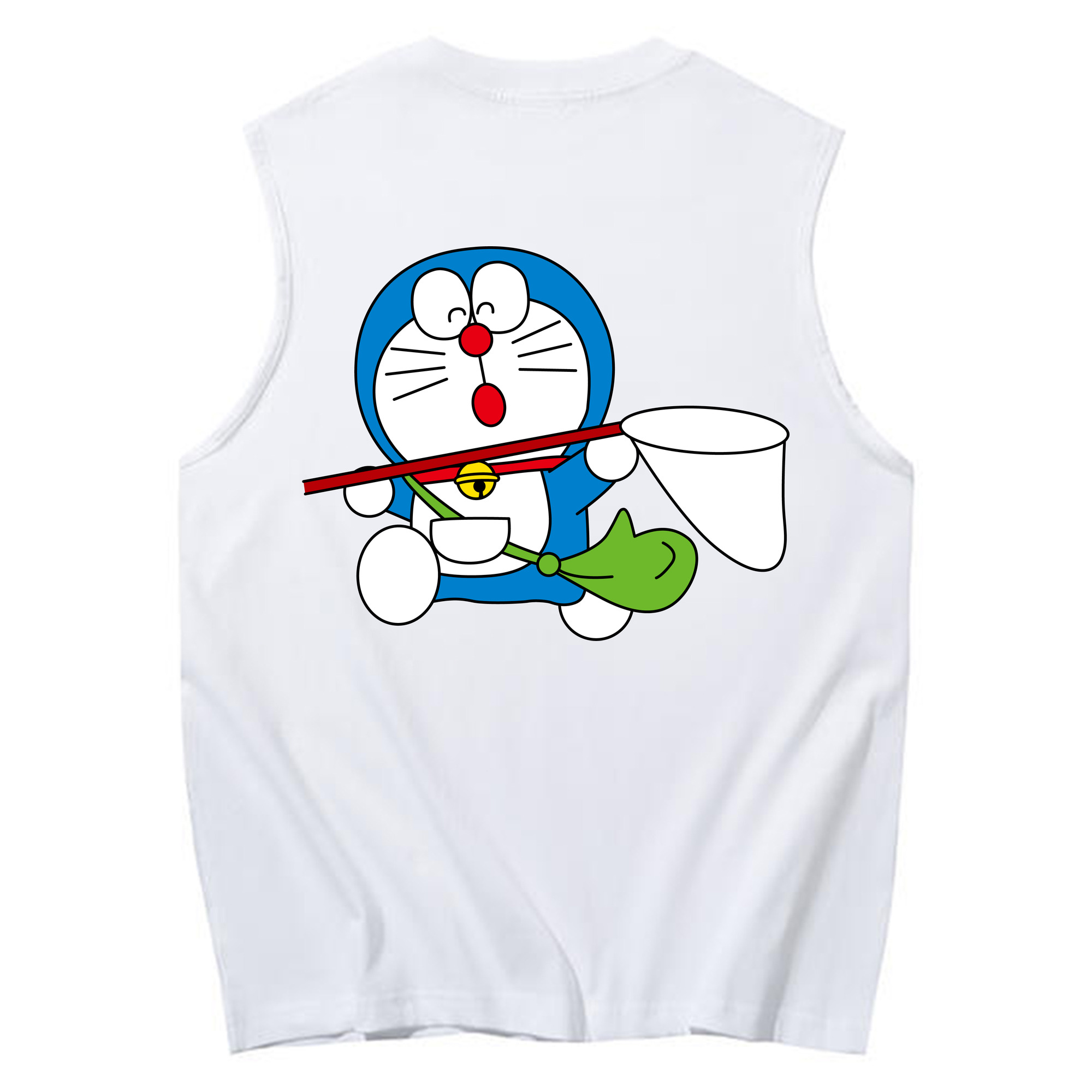 （画像用） ドラえもん Doraemon コットン100％タンクトップ（背面プリント）