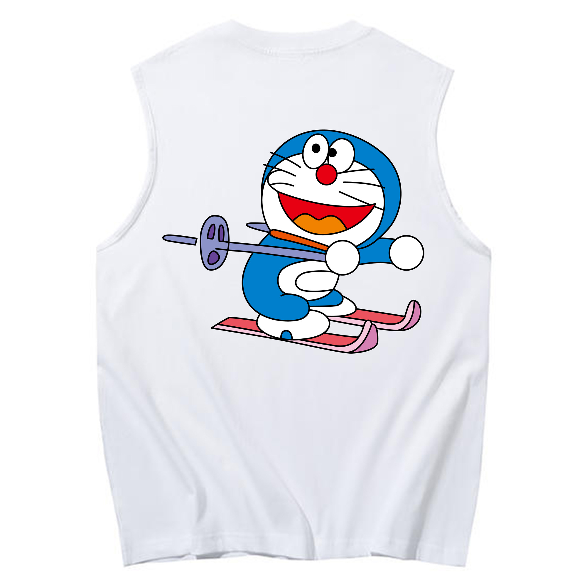 （画像用） ドラえもん Doraemon コットン100％タンクトップ（背面プリント）