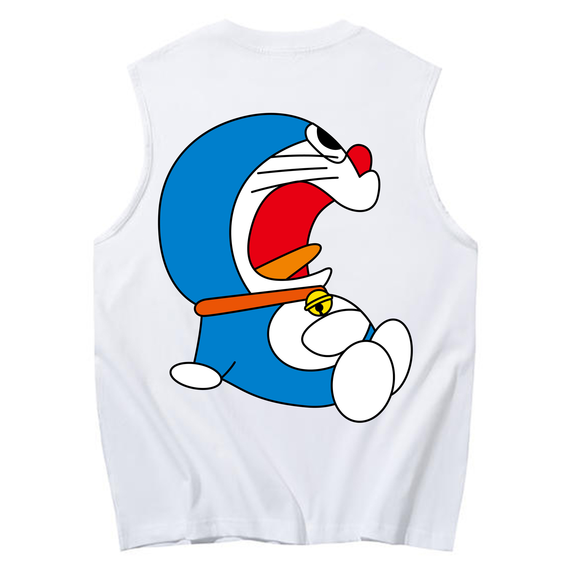 （画像用） ドラえもん Doraemon コットン100％タンクトップ（背面プリント）