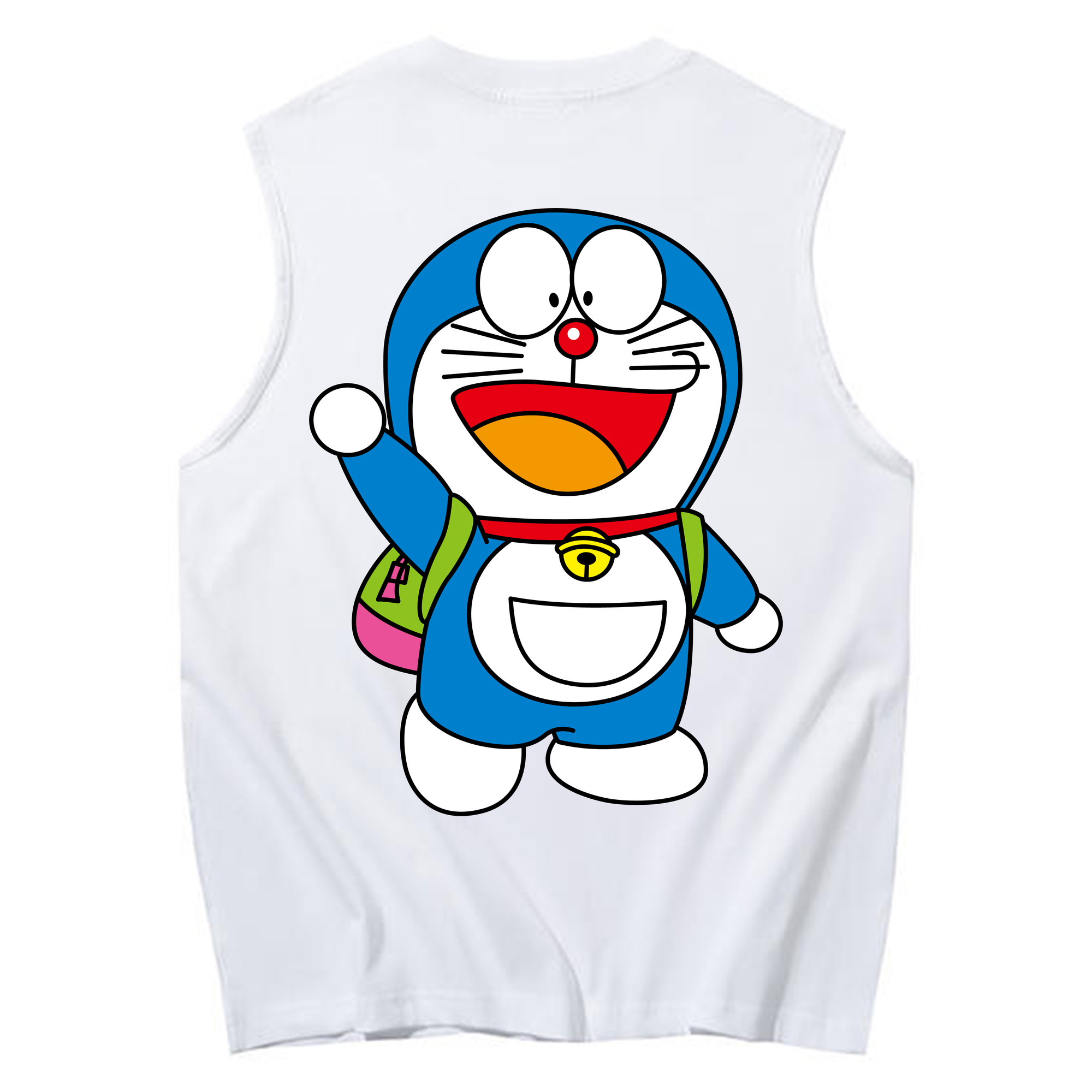 （画像用） ドラえもん Doraemon コットン100％タンクトップ（背面プリント）