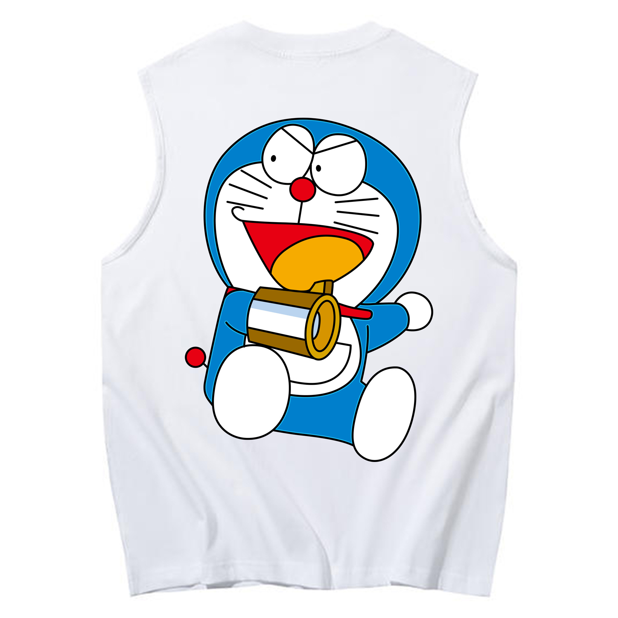 （画像用） ドラえもん Doraemon コットン100％タンクトップ（背面プリント）