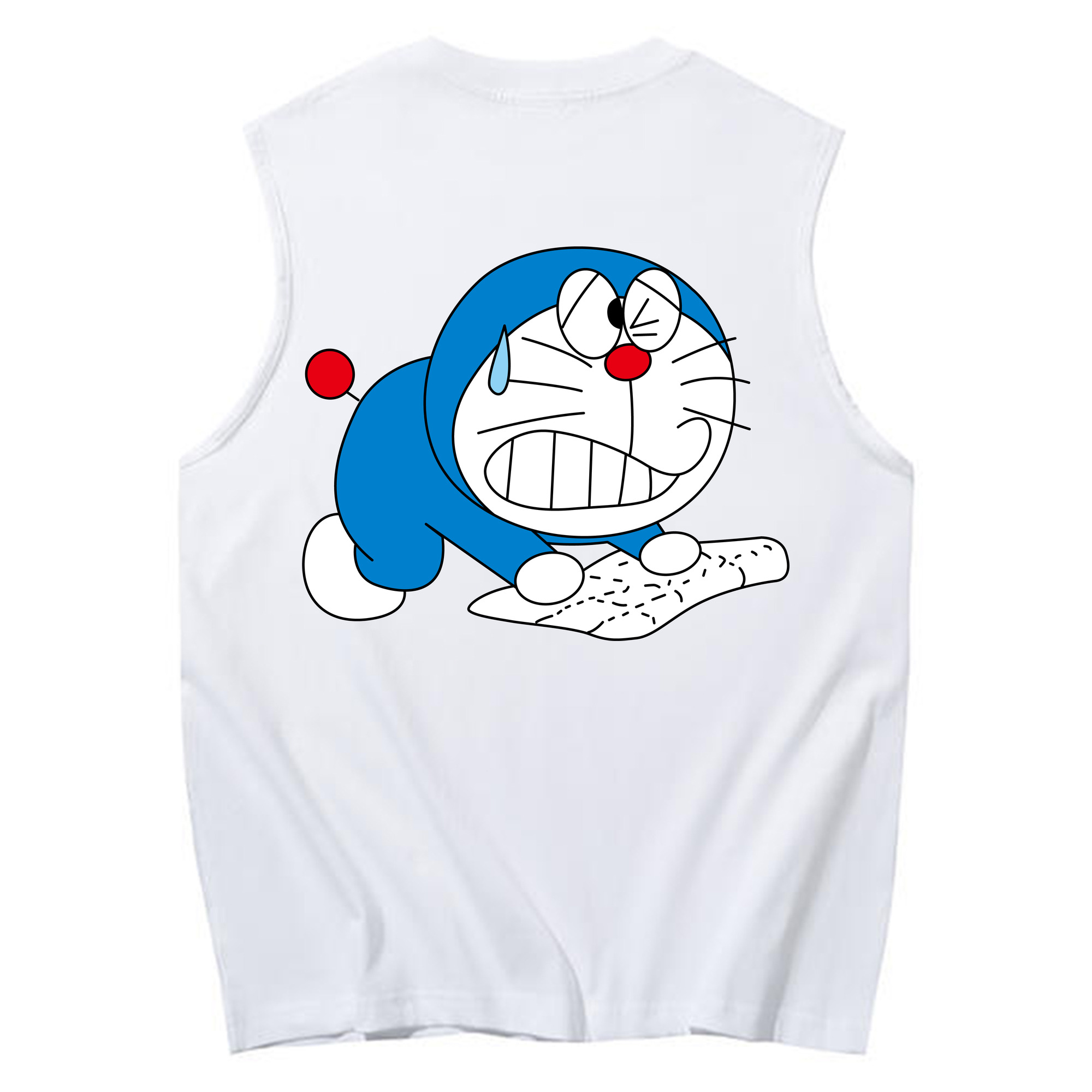 （画像用） ドラえもん Doraemon コットン100％タンクトップ（背面プリント）