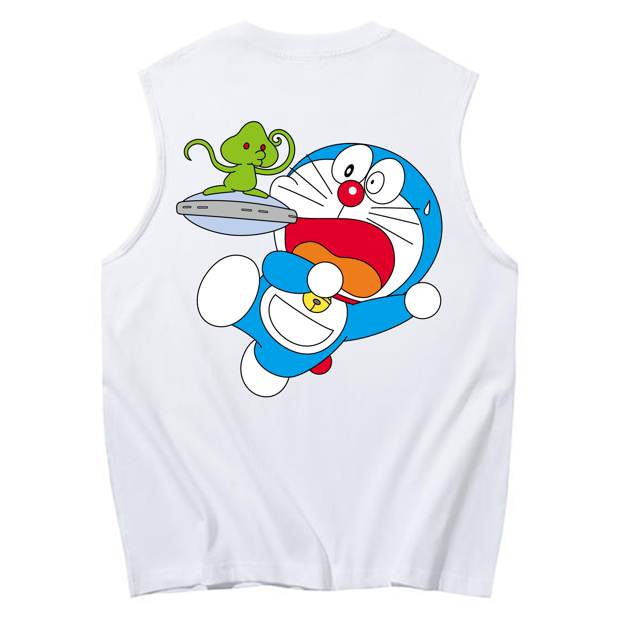 （画像用） ドラえもん Doraemon コットン100％タンクトップ（背面プリント）