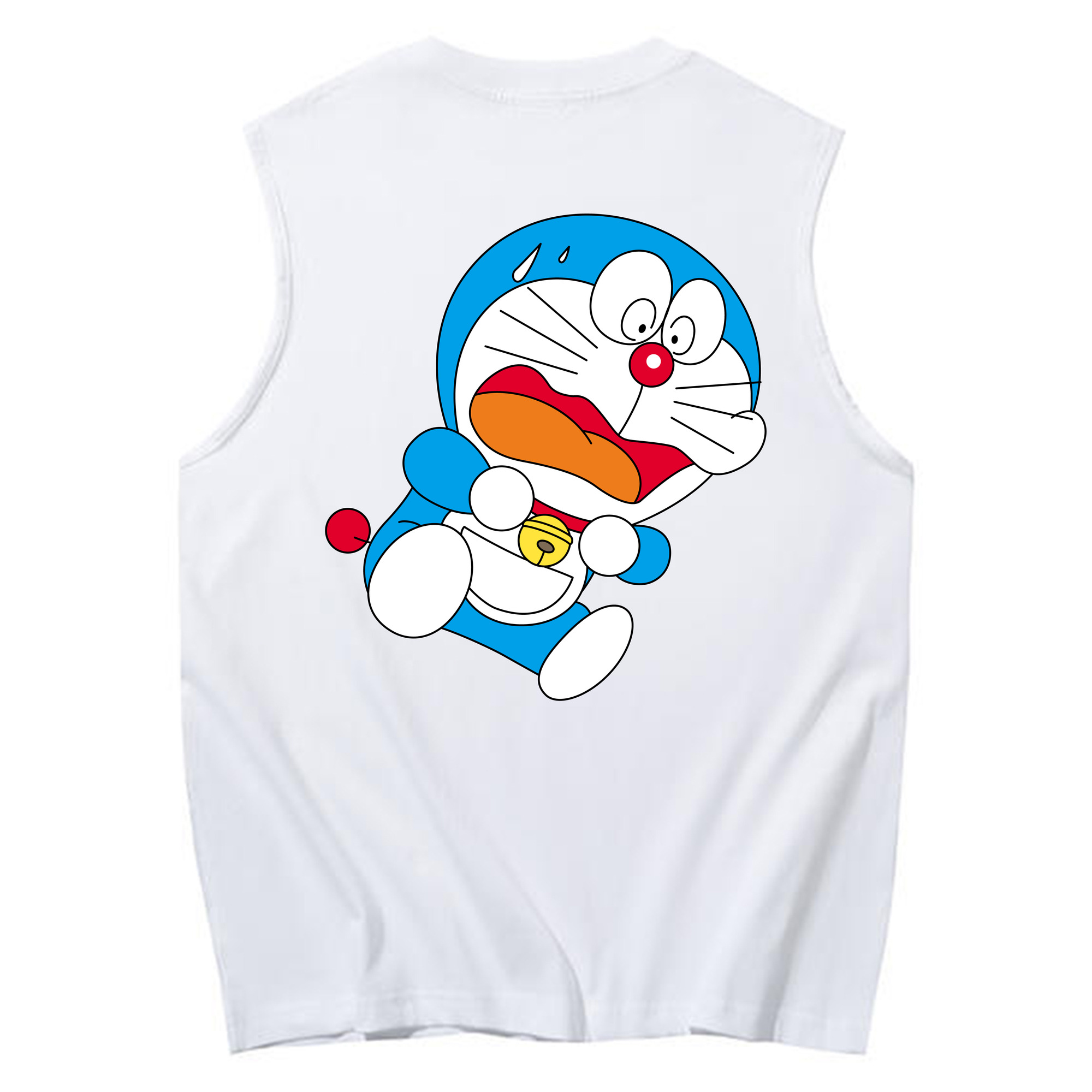 （画像用） ドラえもん Doraemon コットン100％タンクトップ（背面プリント）