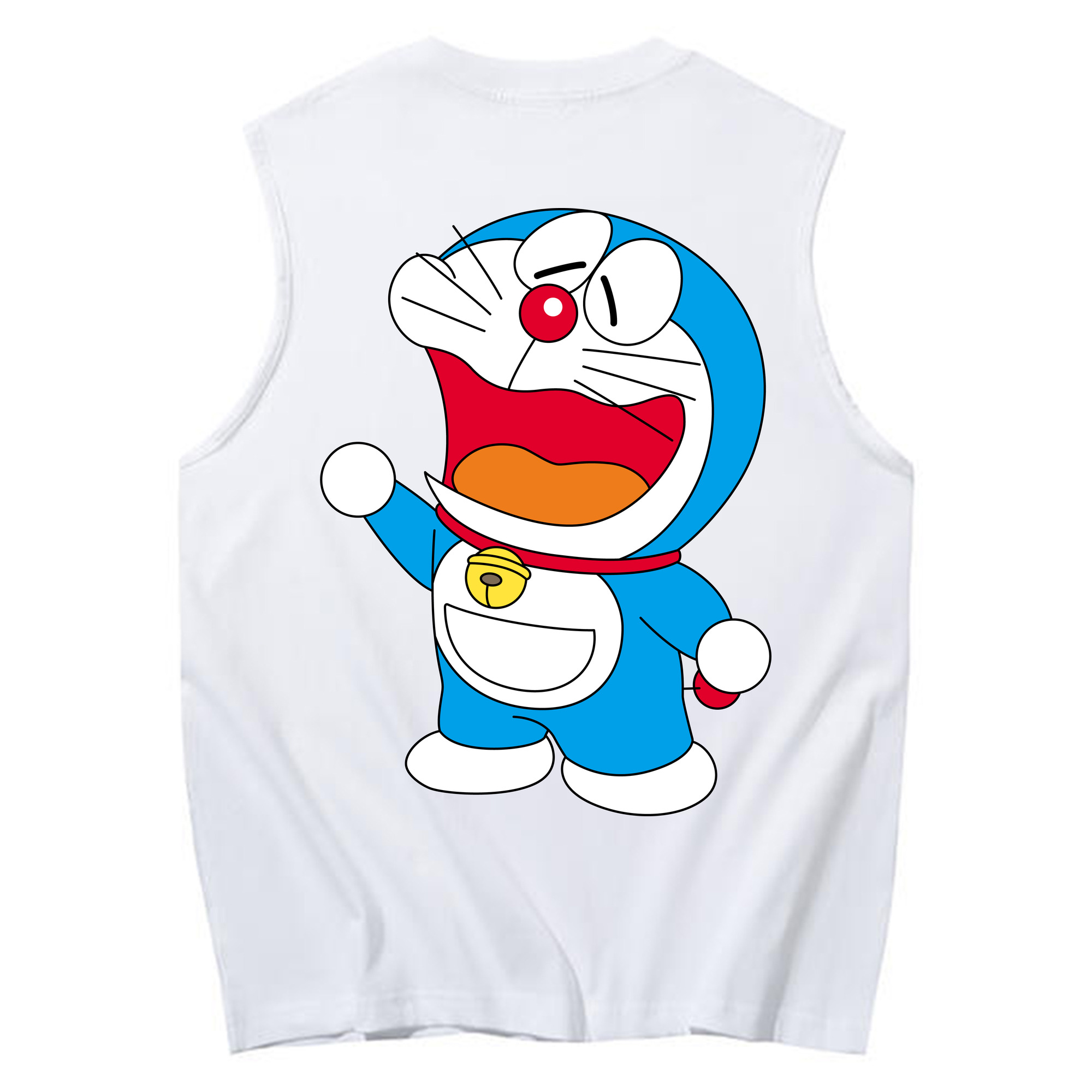 （画像用） ドラえもん Doraemon コットン100％タンクトップ（背面プリント）