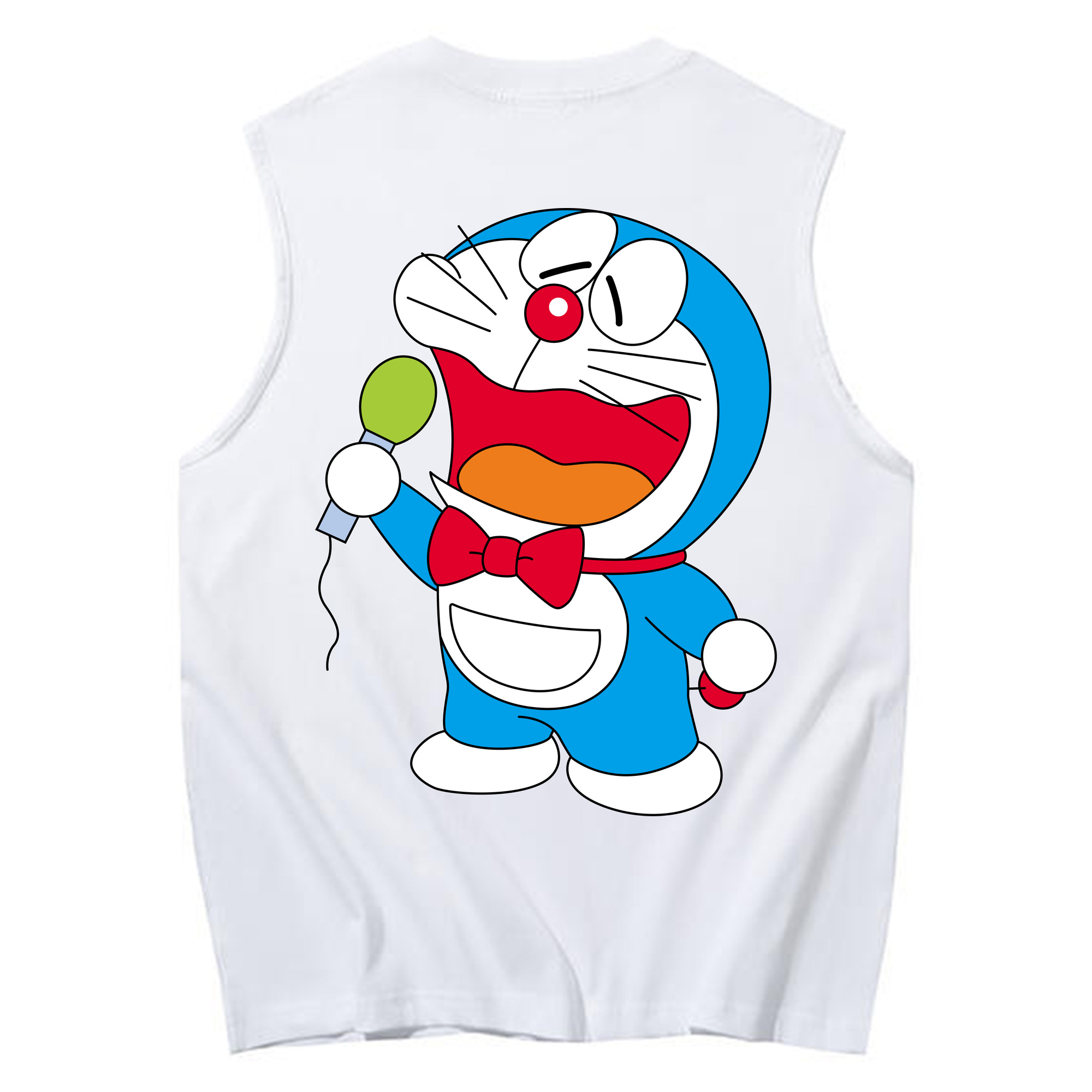 （画像用） ドラえもん Doraemon コットン100％タンクトップ（背面プリント）