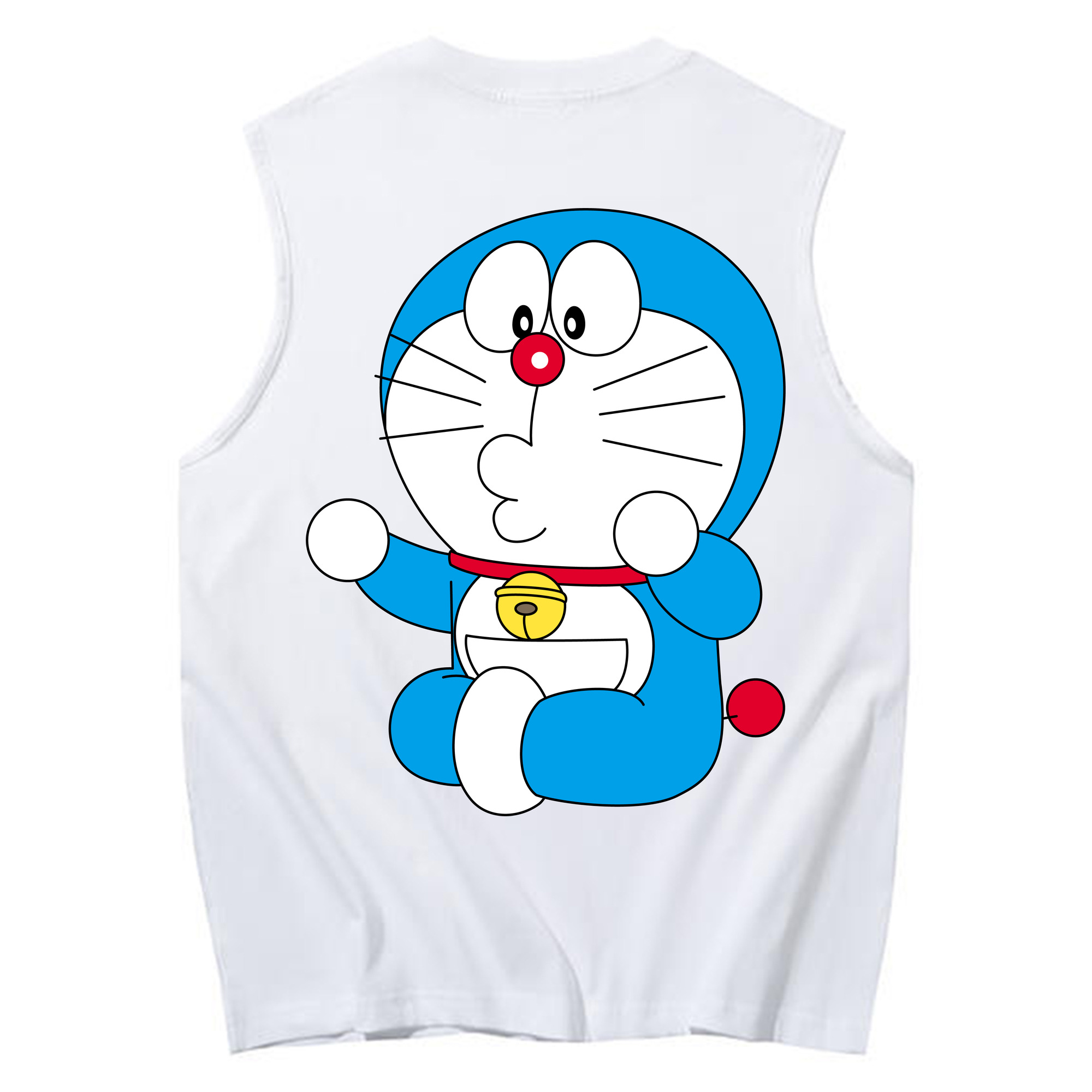 （画像用） ドラえもん Doraemon コットン100％タンクトップ（背面プリント）