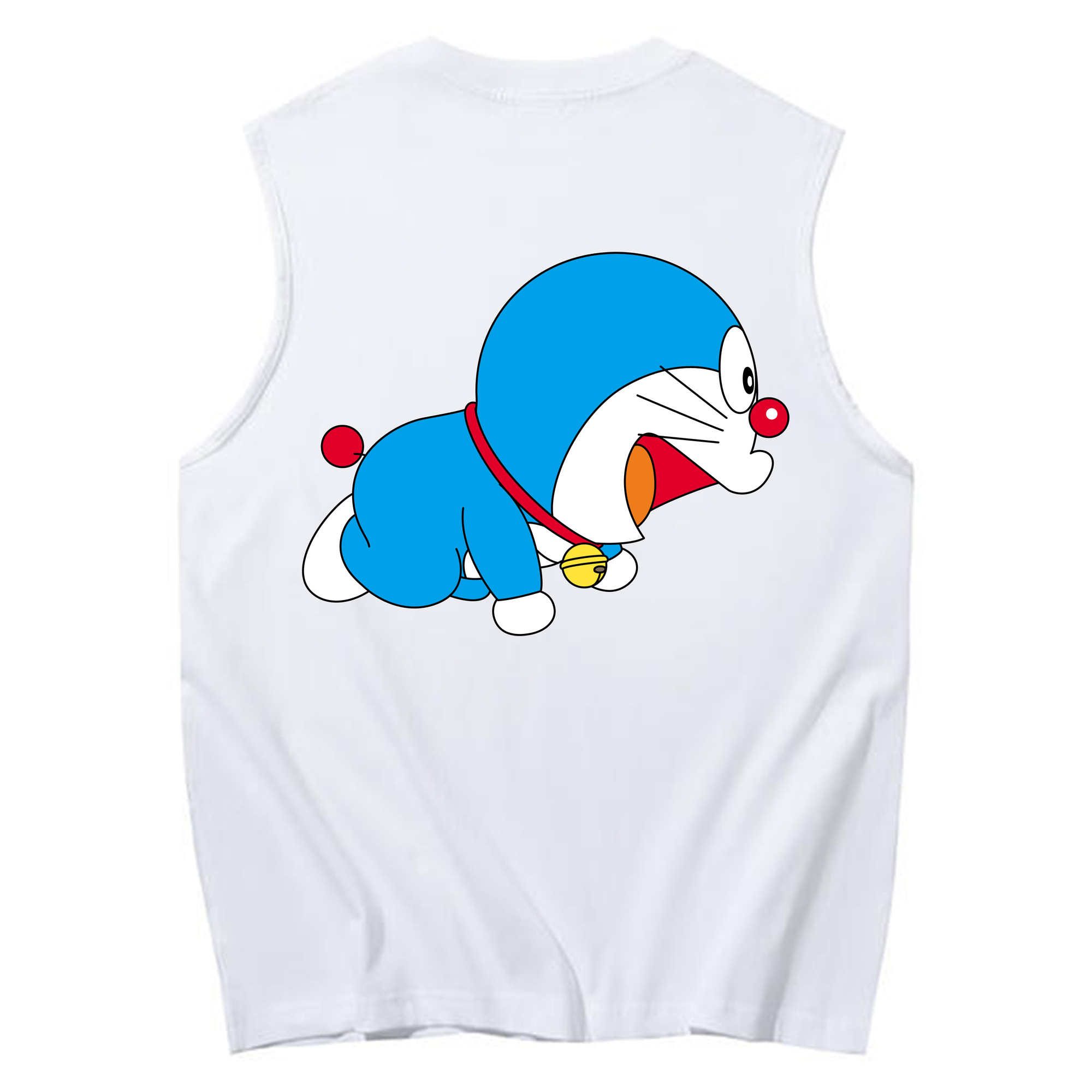 （画像用） ドラえもん Doraemon コットン100％タンクトップ（背面プリント）