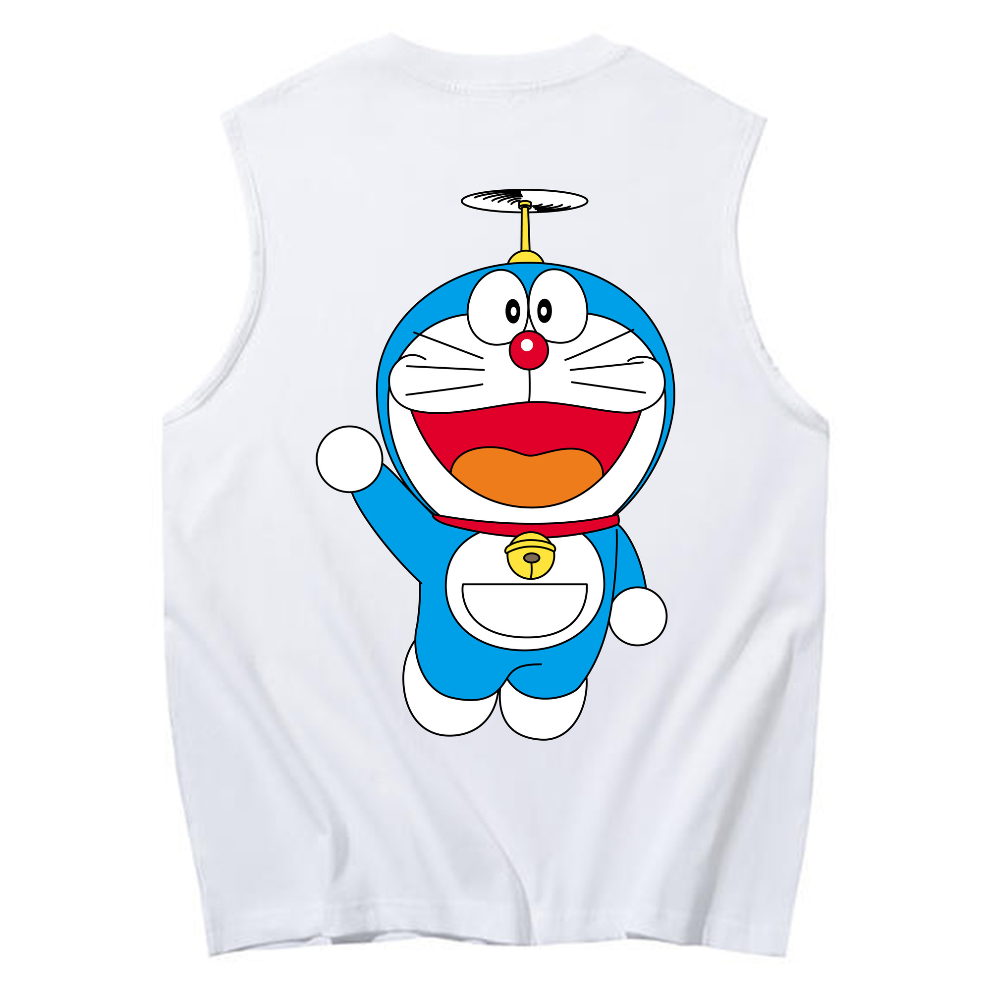 （画像用） ドラえもん Doraemon コットン100％タンクトップ（背面プリント）