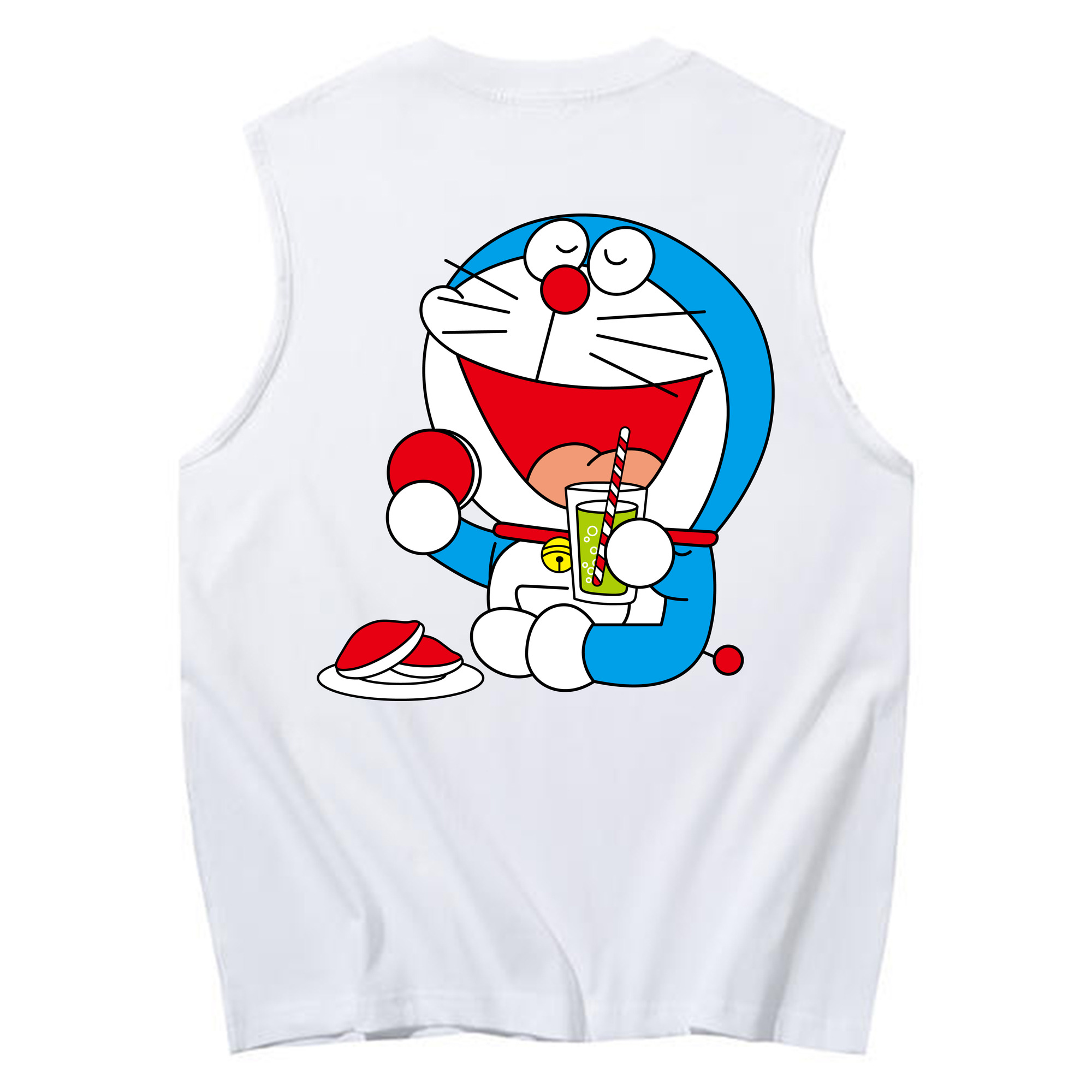 （画像用） ドラえもん Doraemon コットン100％タンクトップ（背面プリント）