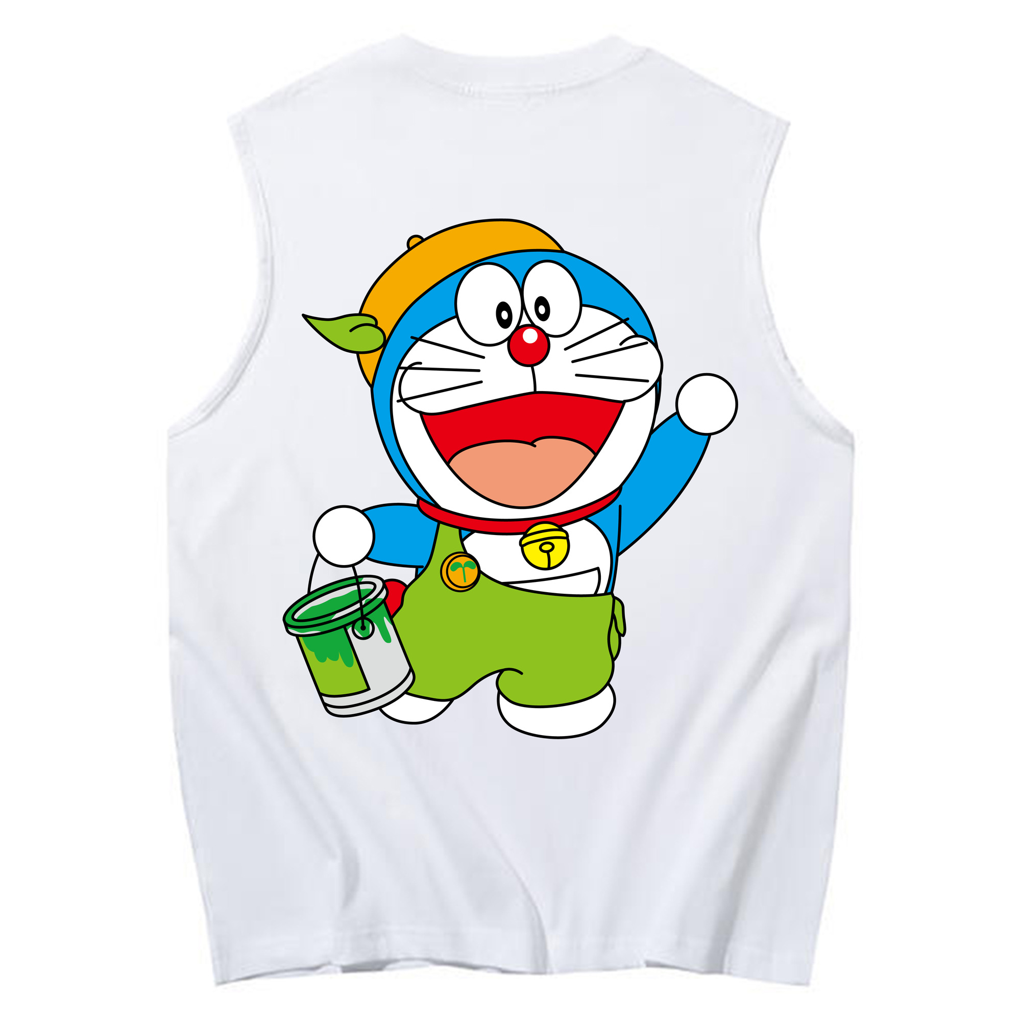 （画像用） ドラえもん Doraemon コットン100％タンクトップ（背面プリント）