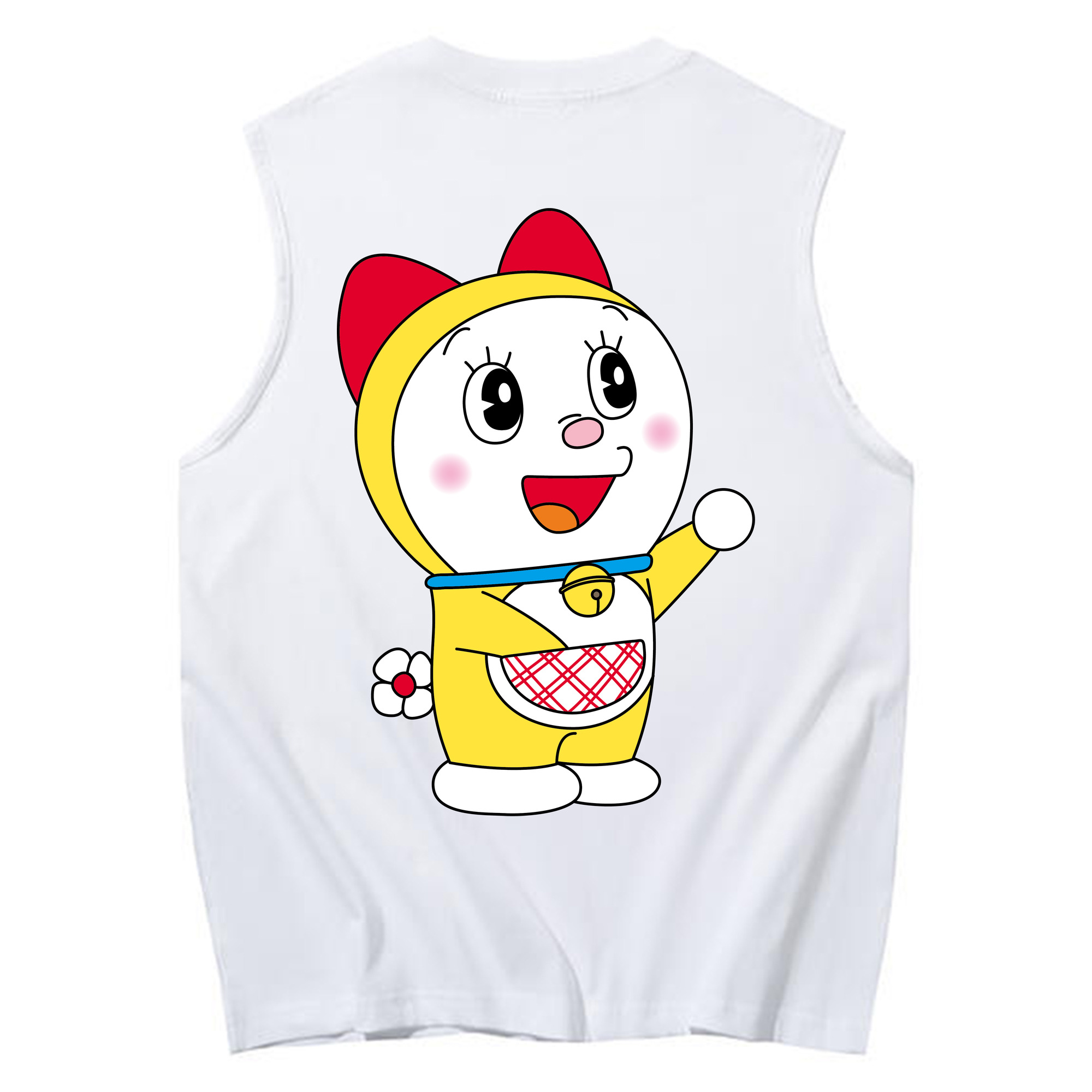 （画像用） ドラえもん ドラミ Doraemon Dorami コットン100％タンクトップ（背面プリント）