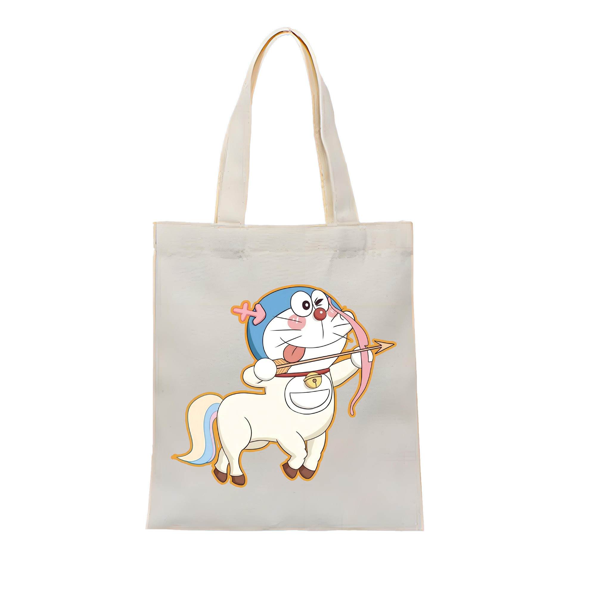（画像用） ドラえもん Doraemon 縦型キャンバス生地手提げバッグ　トートバッグ