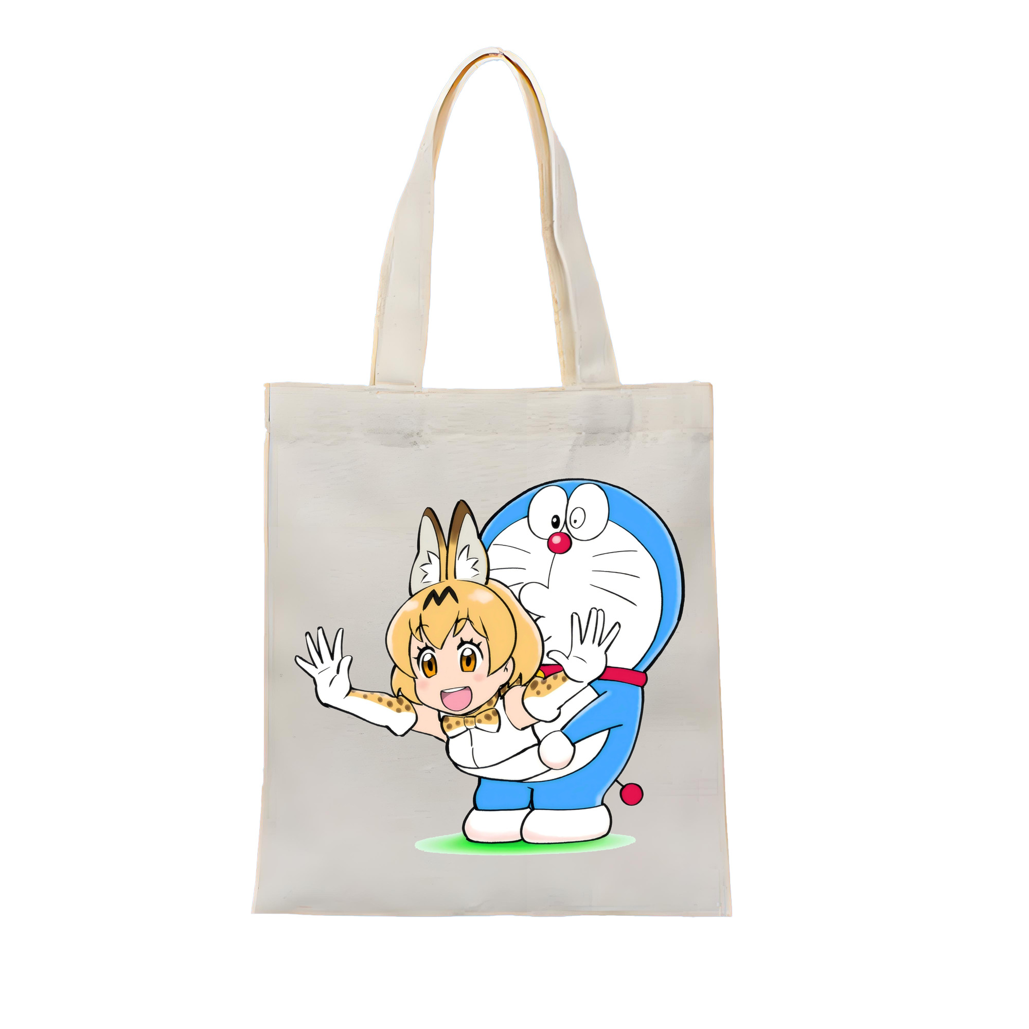 （画像用） ドラえもん Doraemon 縦型キャンバス生地手提げバッグ　トートバッグ
