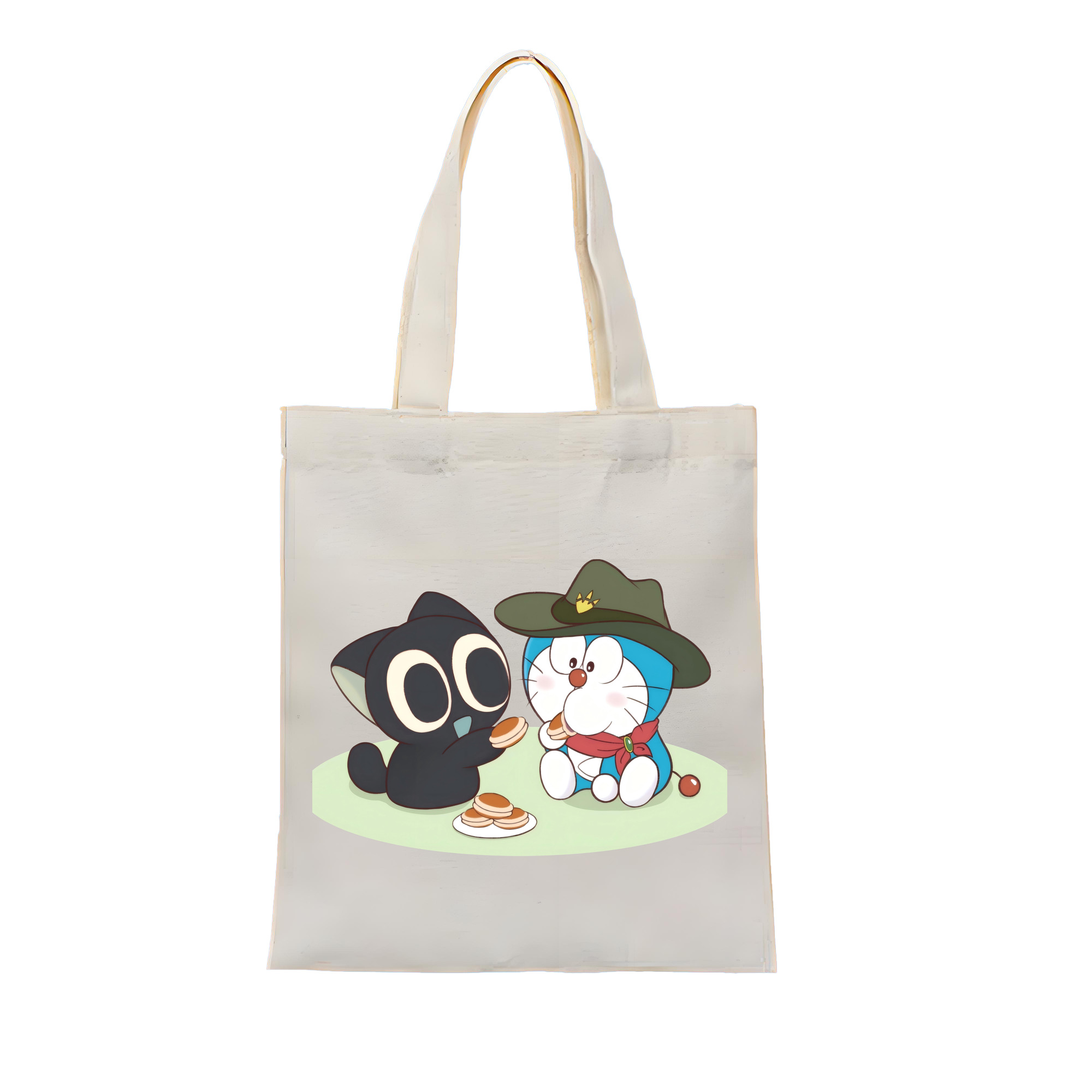 （画像用） ドラえもん Doraemon 縦型キャンバス生地手提げバッグ　トートバッグ
