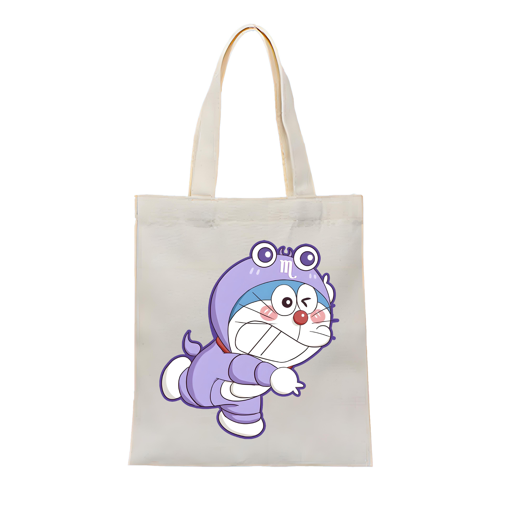 （画像用） ドラえもん Doraemon 縦型キャンバス生地手提げバッグ　トートバッグ