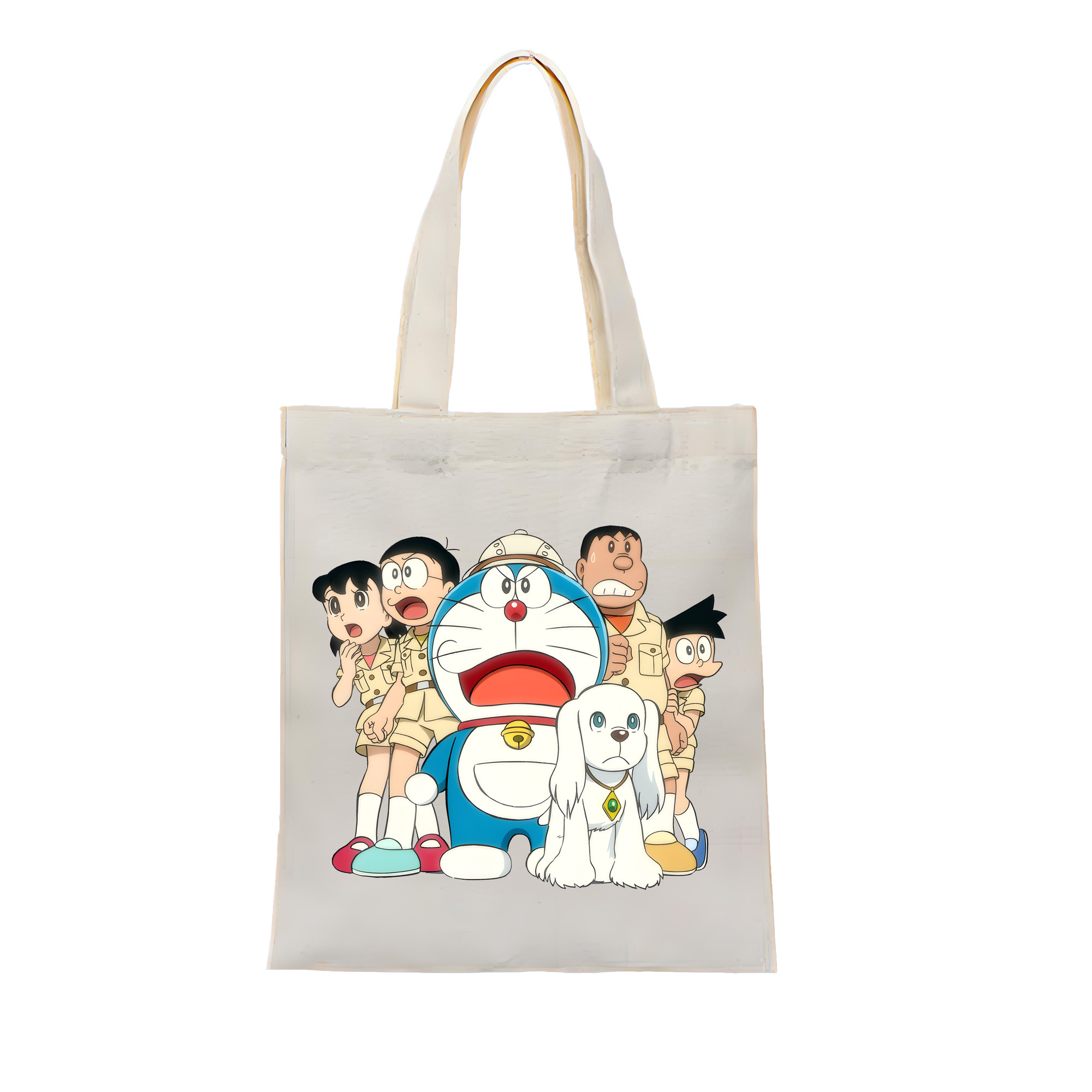 （画像用） ドラえもん Doraemon 縦型キャンバス生地手提げバッグ　トートバッグ