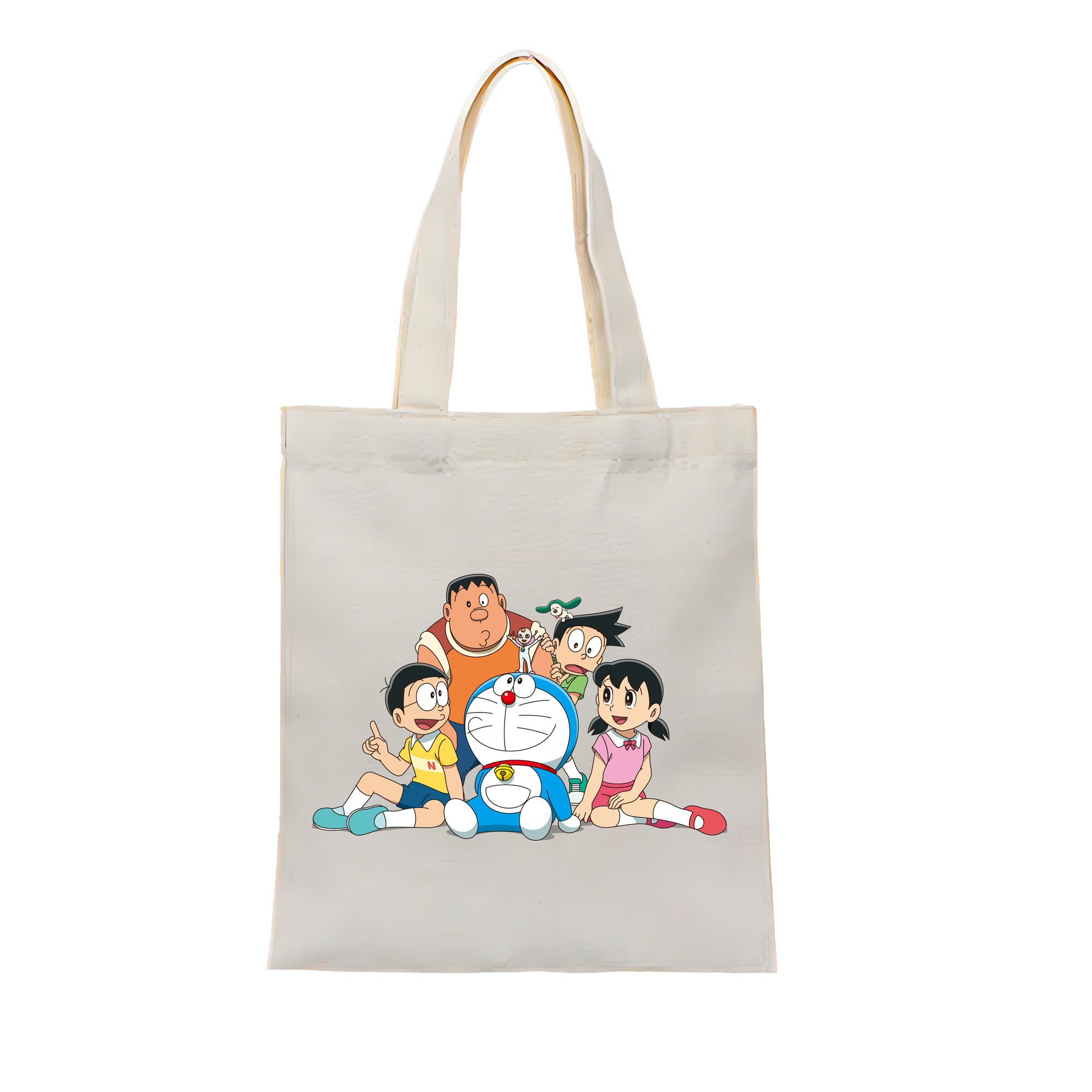 （画像用） ドラえもん Doraemon 縦型キャンバス生地手提げバッグ　トートバッグ