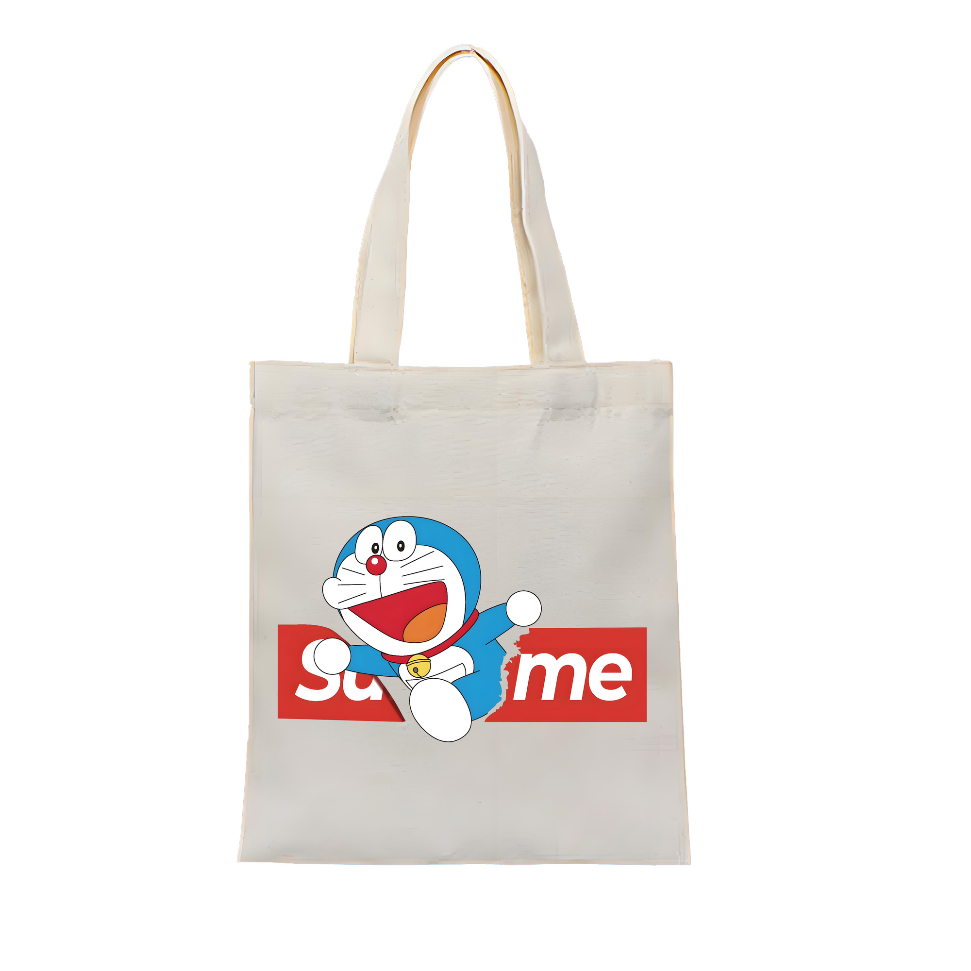 （画像用） ドラえもん Doraemon 縦型キャンバス生地手提げバッグ　トートバッグ