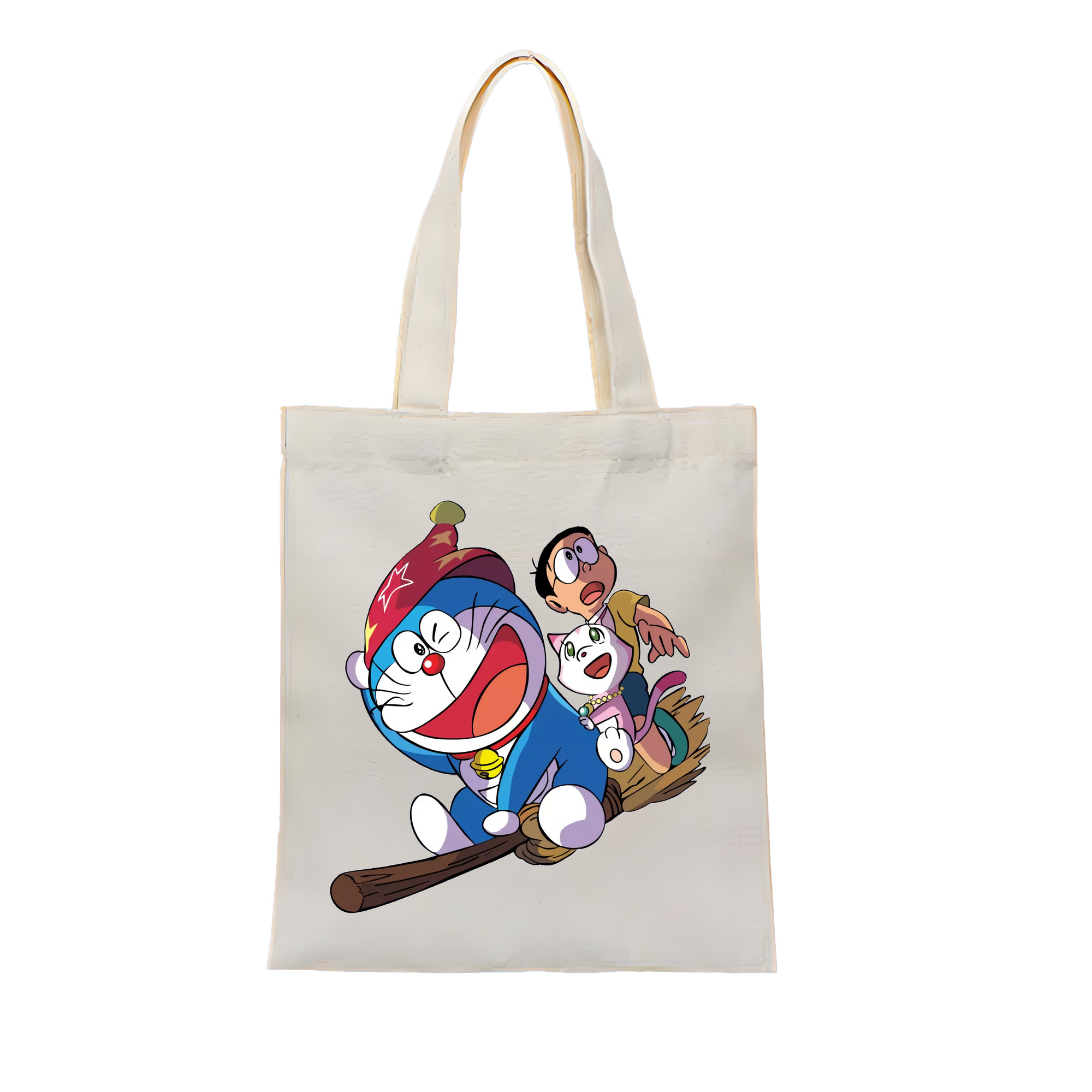 （画像用） ドラえもん Doraemon 縦型キャンバス生地手提げバッグ　トートバッグ
