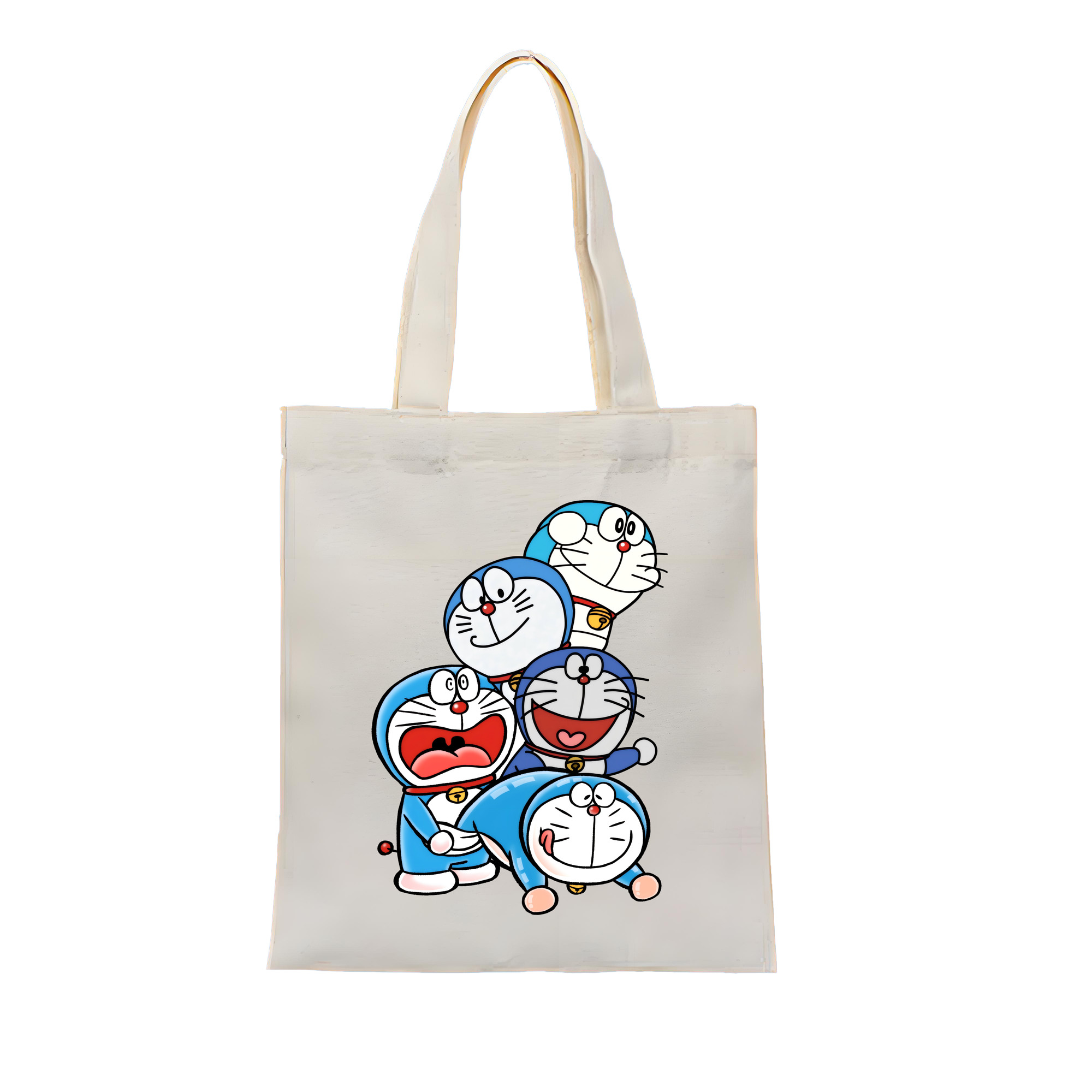（画像用） ドラえもん Doraemon 縦型キャンバス生地手提げバッグ　トートバッグ