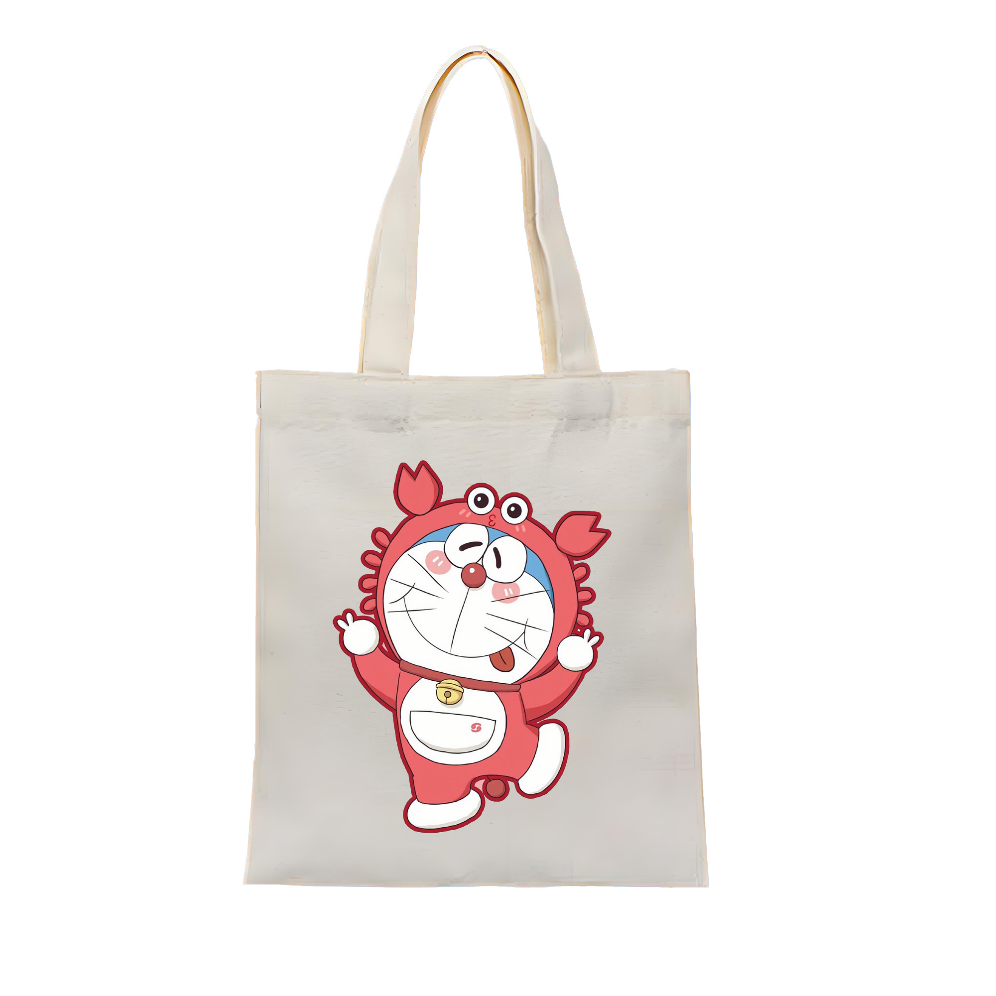（画像用） ドラえもん Doraemon 縦型キャンバス生地手提げバッグ　トートバッグ