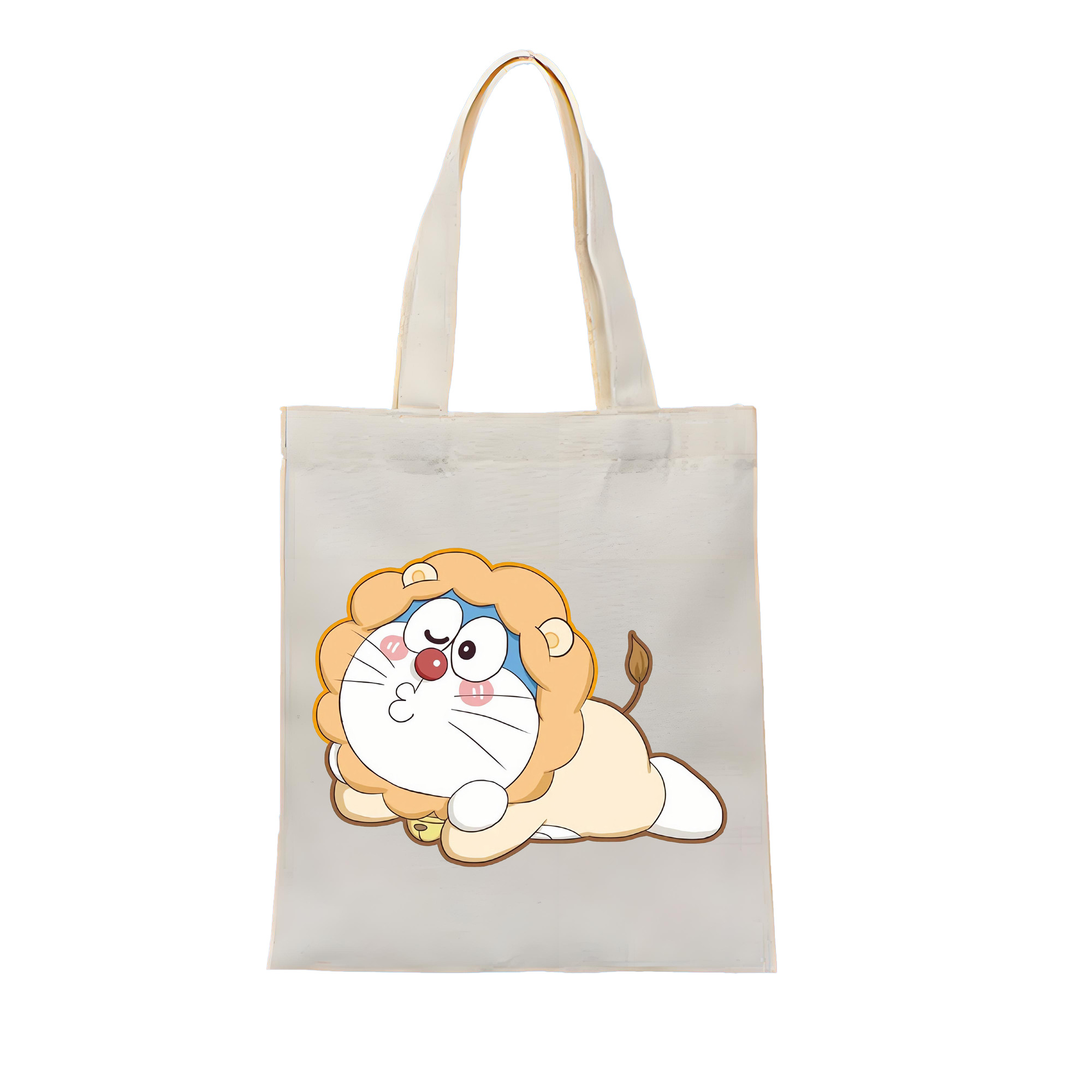 （画像用） ドラえもん Doraemon 縦型キャンバス生地手提げバッグ　トートバッグ