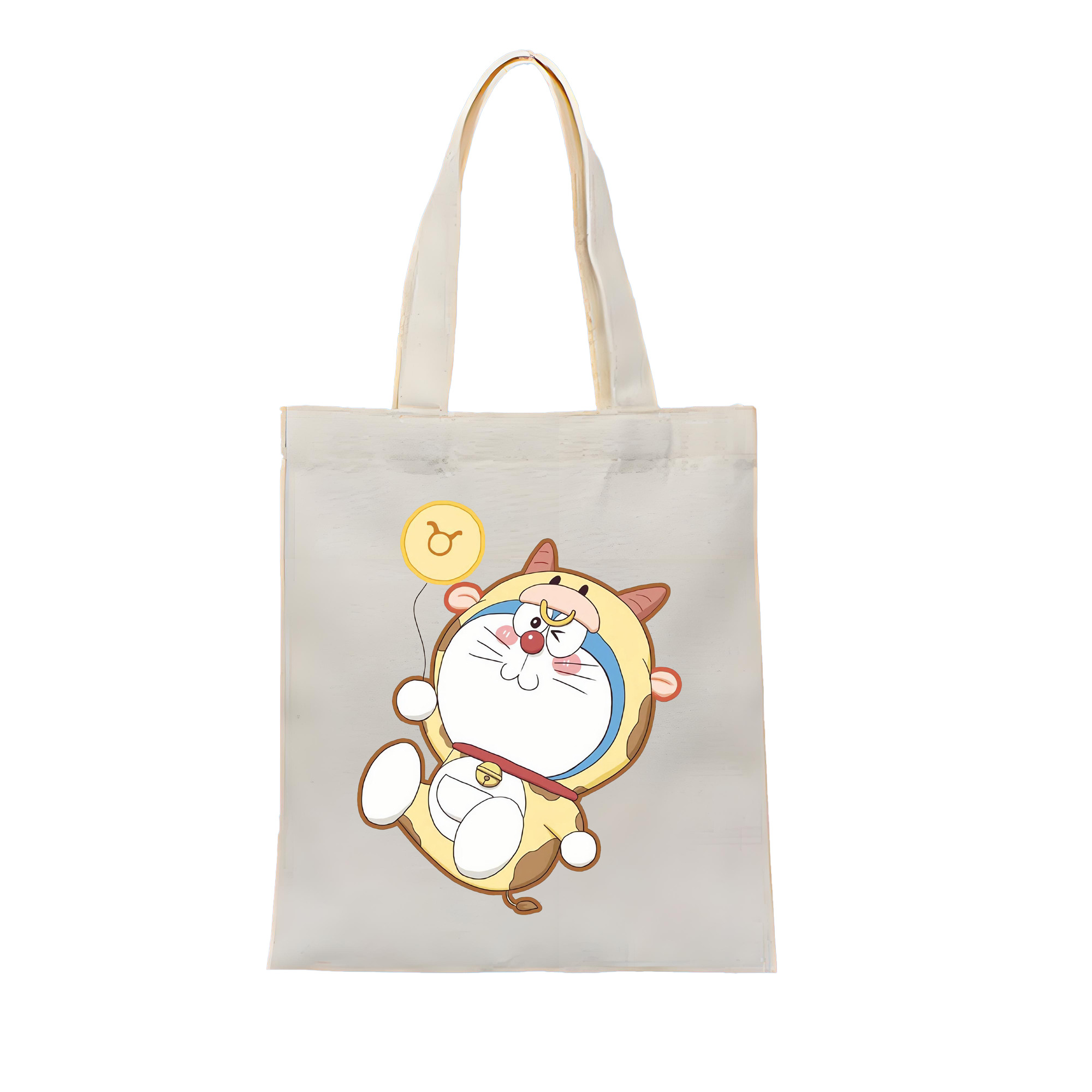 （画像用） ドラえもん Doraemon 縦型キャンバス生地手提げバッグ　トートバッグ