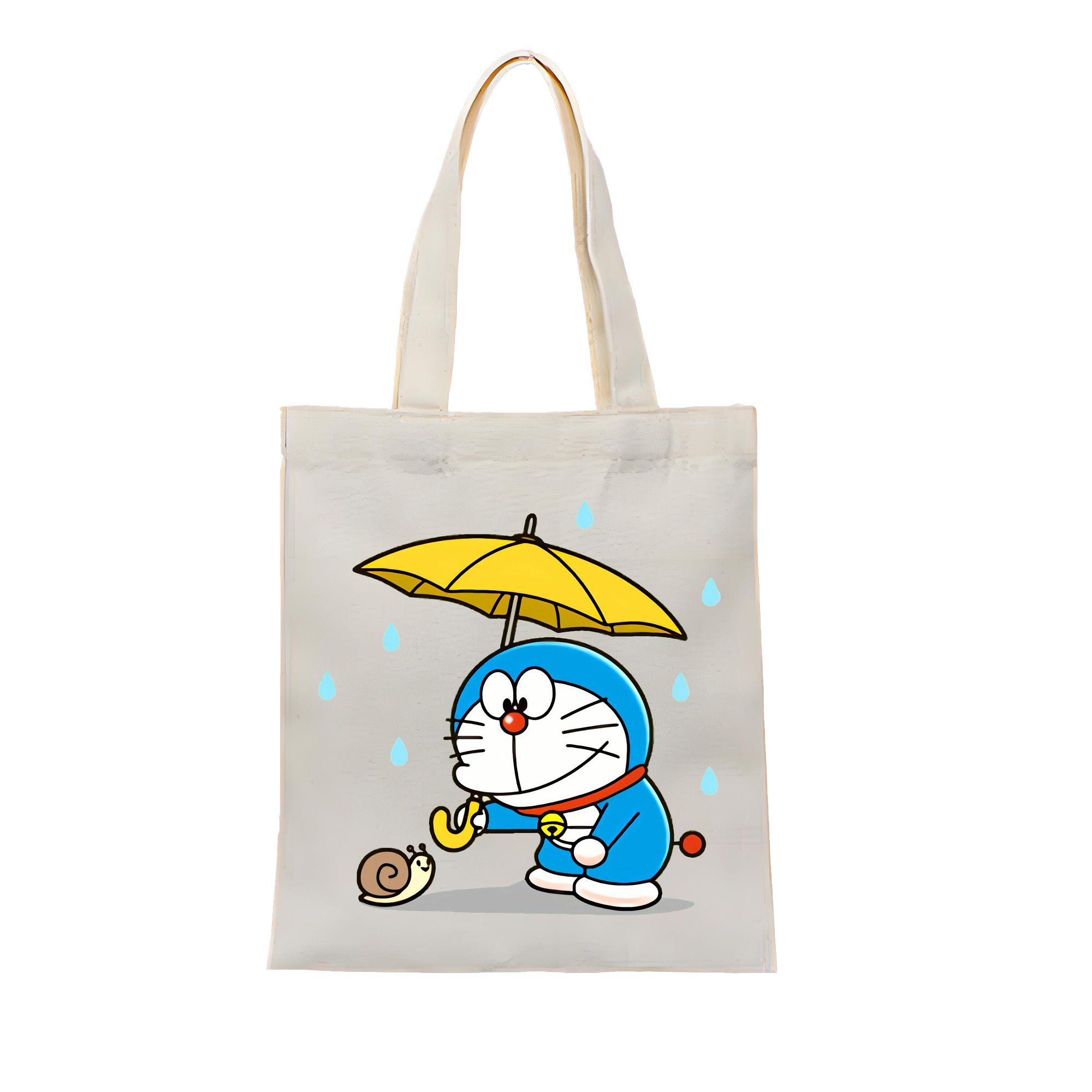 （画像用） ドラえもん Doraemon 縦型キャンバス生地手提げバッグ　トートバッグ