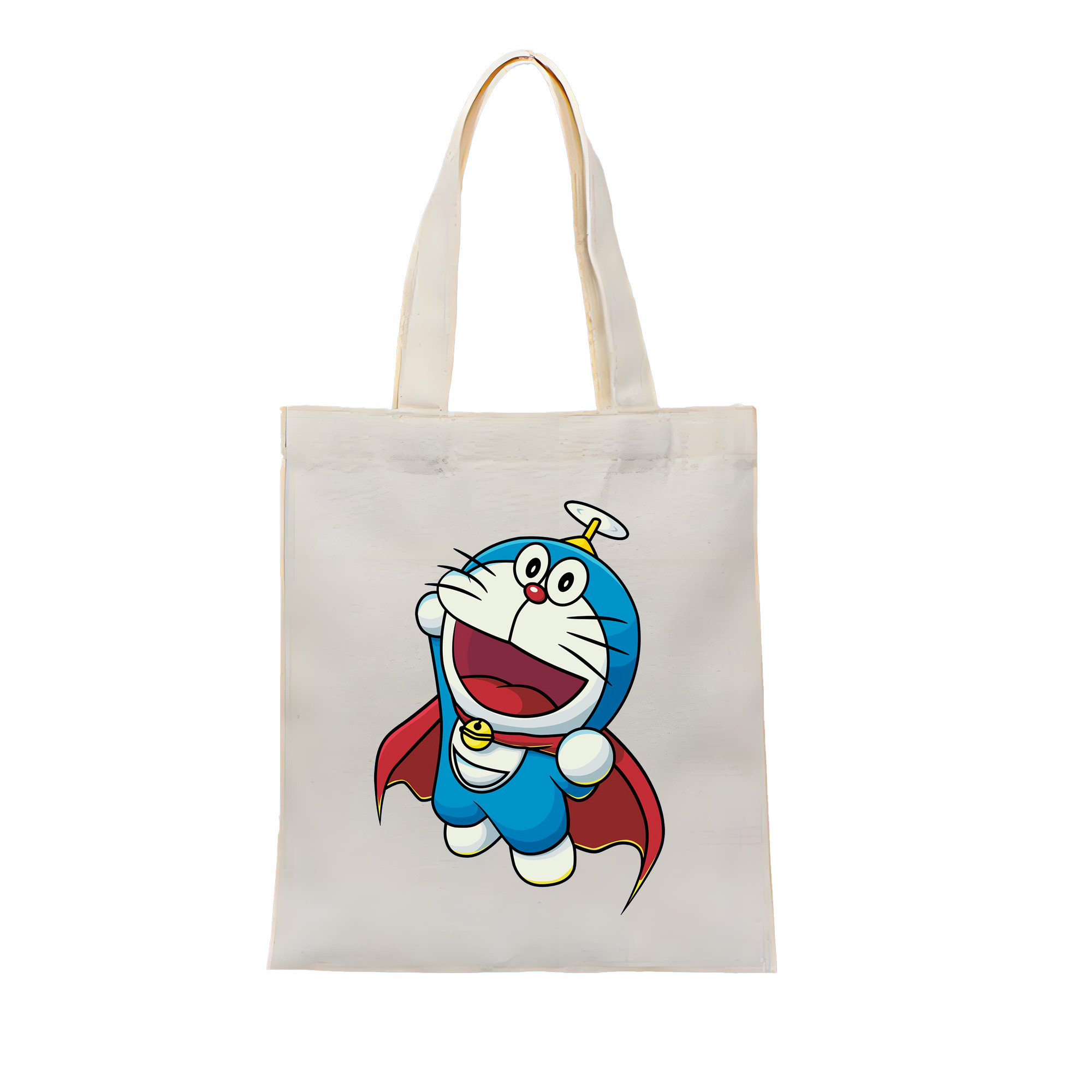 （画像用） ドラえもん Doraemon 縦型キャンバス生地手提げバッグ　トートバッグ
