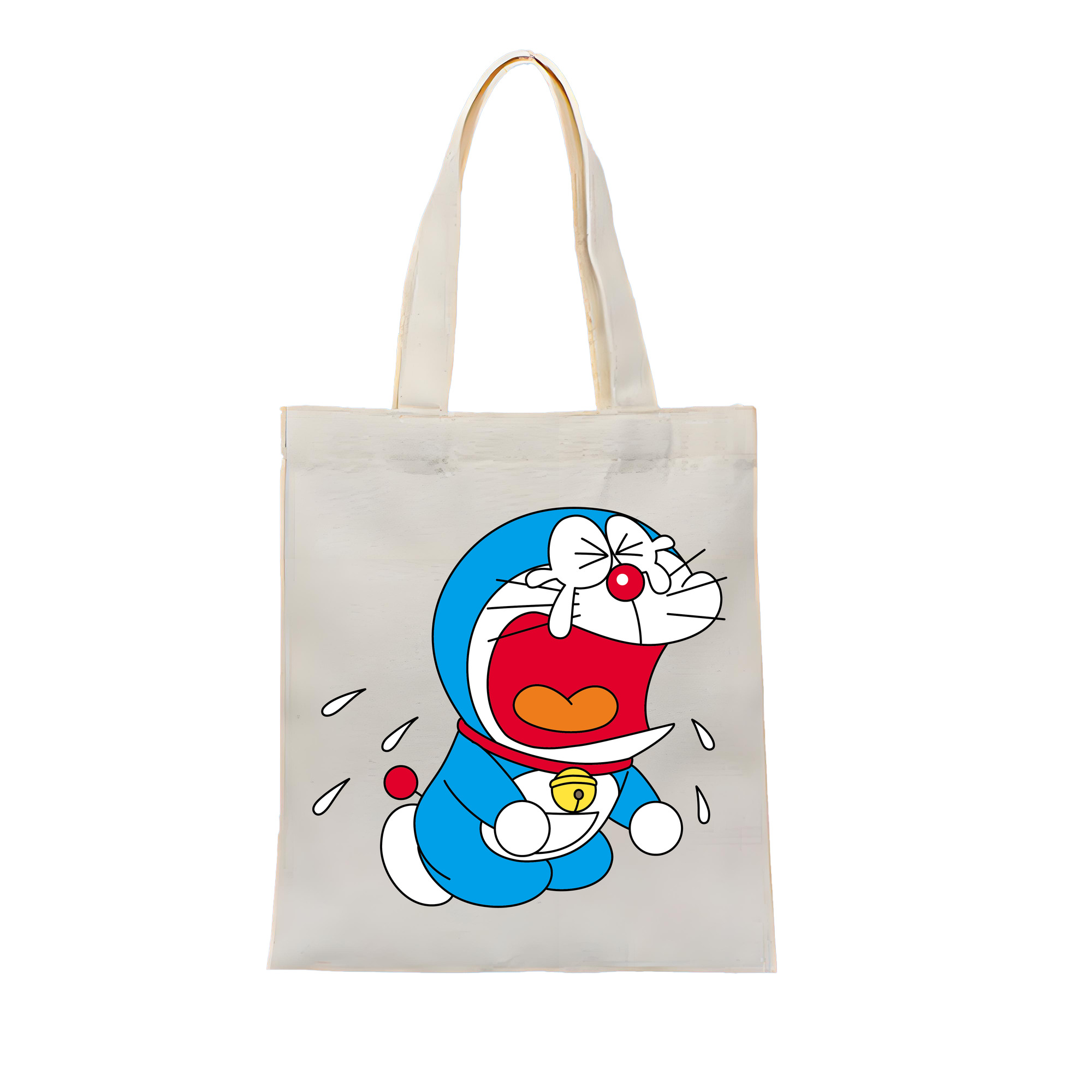 （画像用） ドラえもん Doraemon 縦型キャンバス生地手提げバッグ　トートバッグ