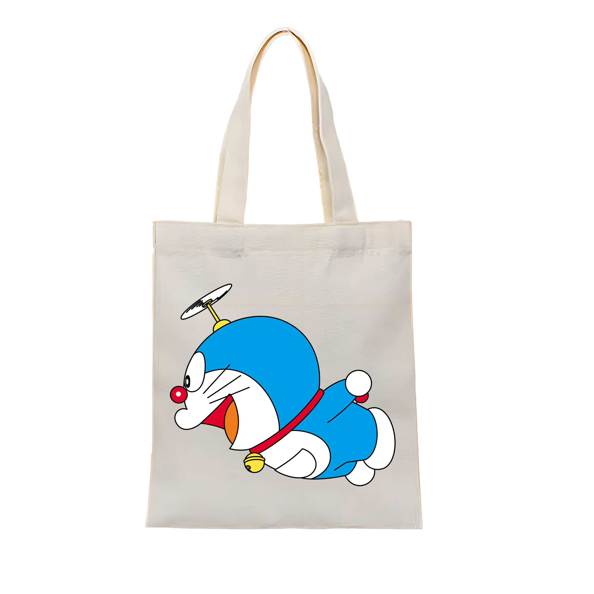 （画像用） ドラえもん Doraemon 縦型キャンバス生地手提げバッグ　トートバッグ