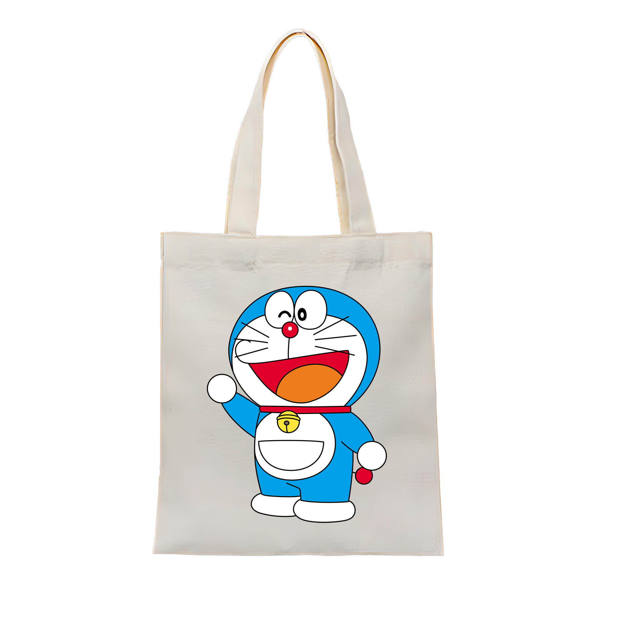 （画像用） ドラえもん Doraemon 縦型キャンバス生地手提げバッグ　トートバッグ