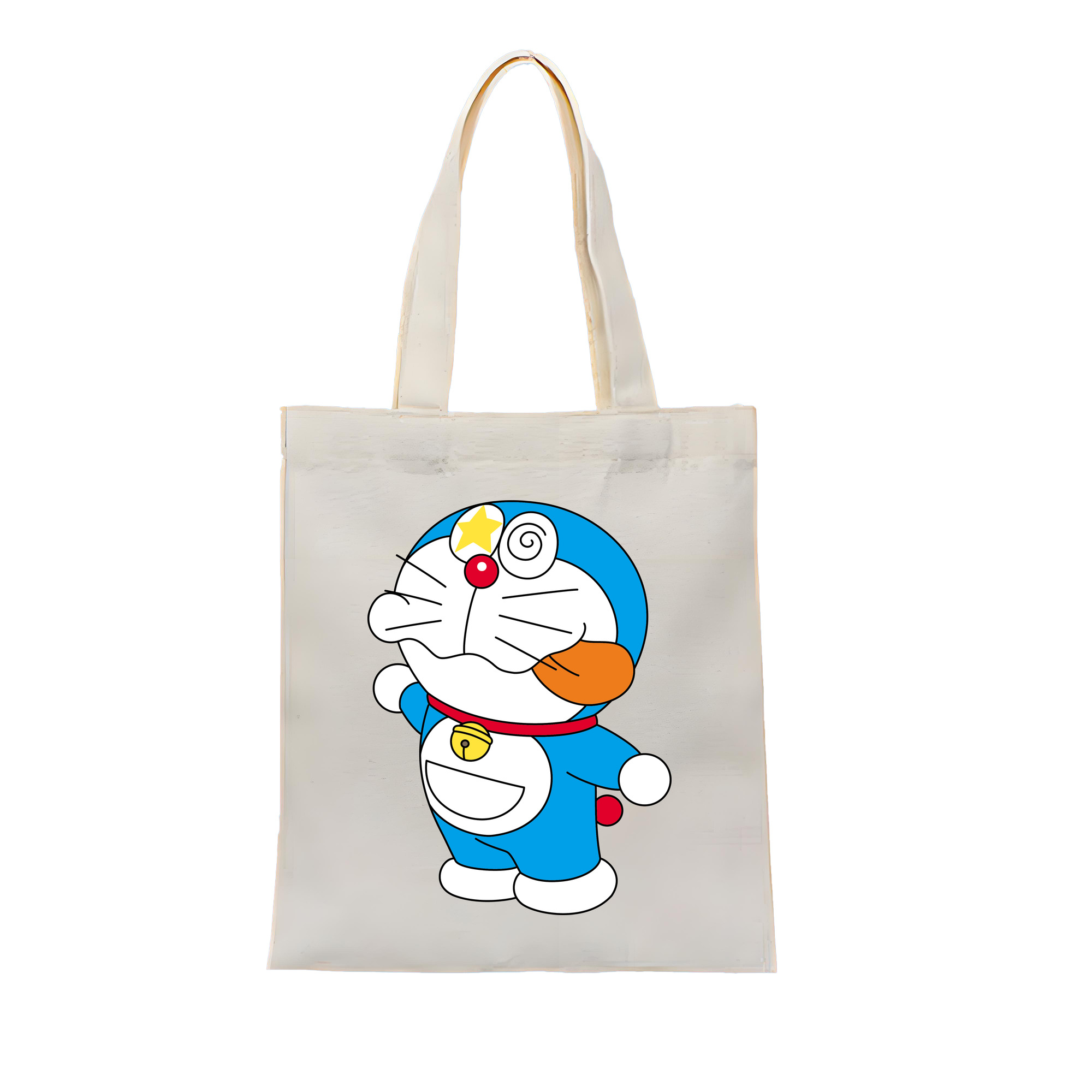 （画像用） ドラえもん Doraemon 縦型キャンバス生地手提げバッグ　トートバッグ