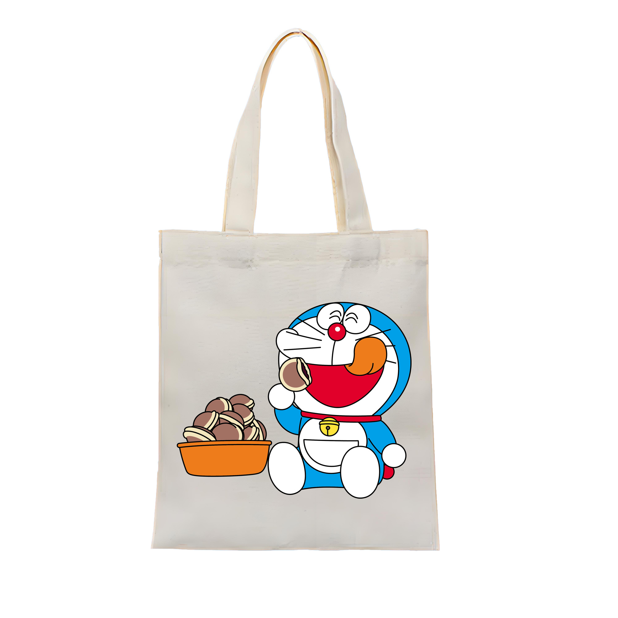 （画像用） ドラえもん Doraemon 縦型キャンバス生地手提げバッグ　トートバッグ