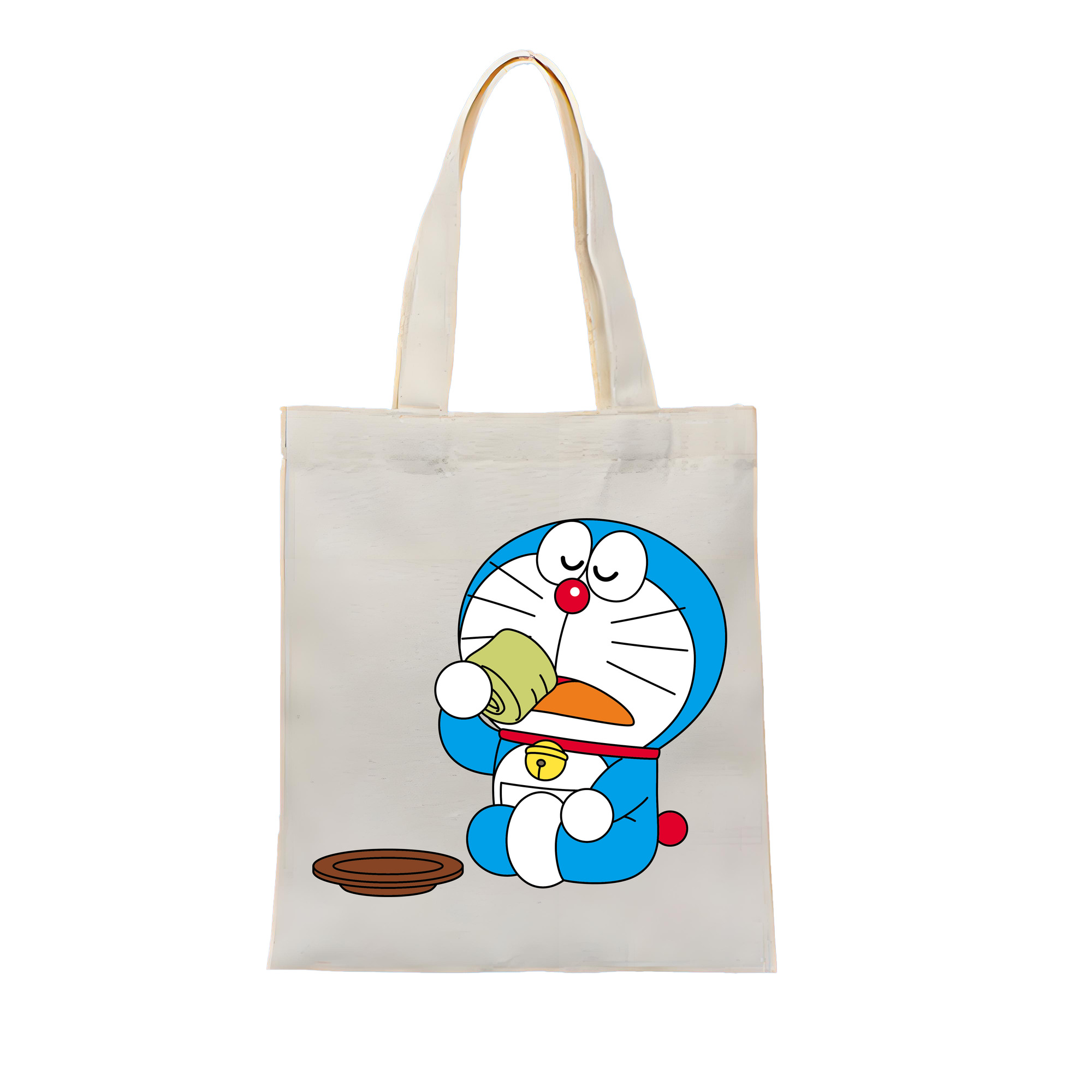 （画像用） ドラえもん Doraemon 縦型キャンバス生地手提げバッグ　トートバッグ