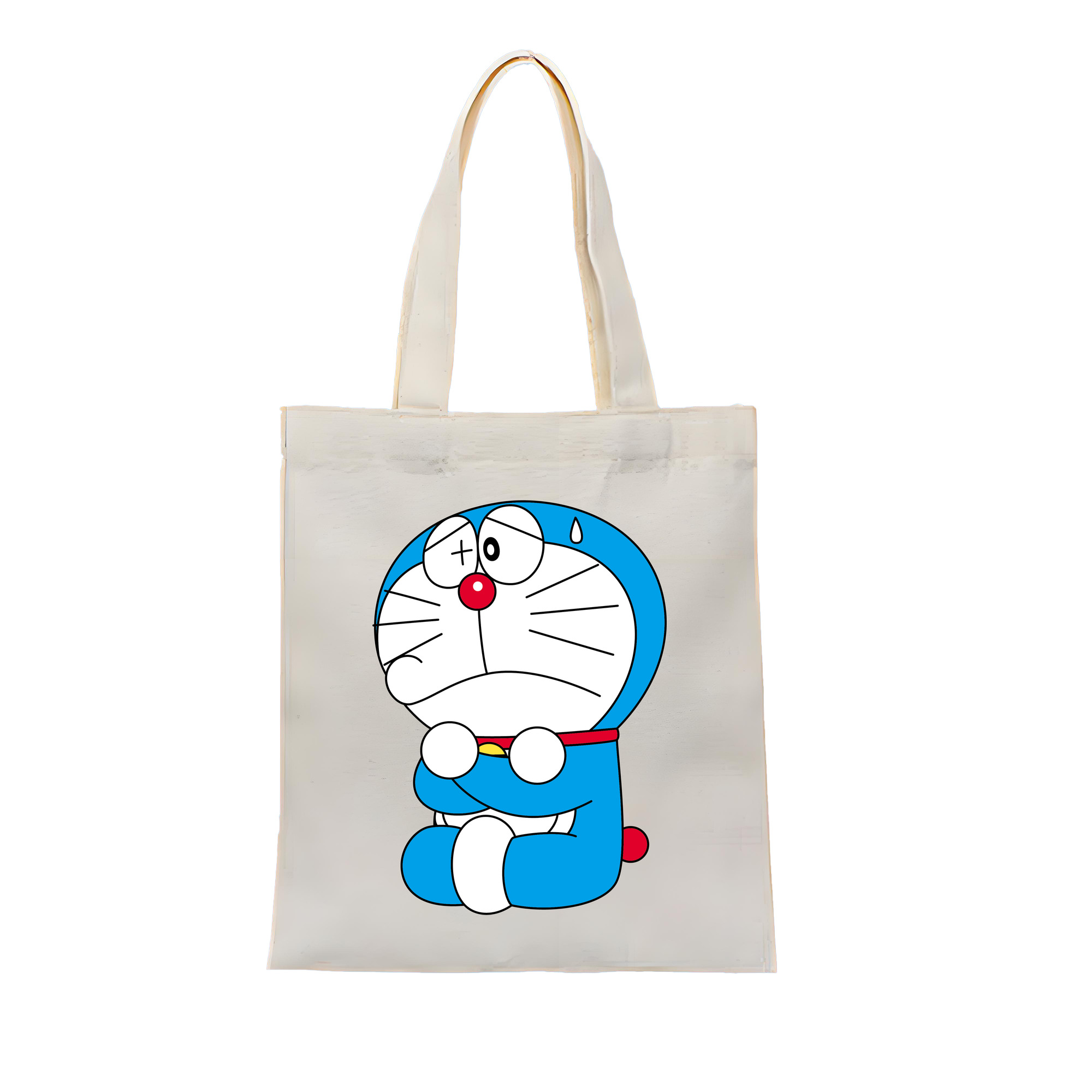 （画像用） ドラえもん Doraemon 縦型キャンバス生地手提げバッグ　トートバッグ