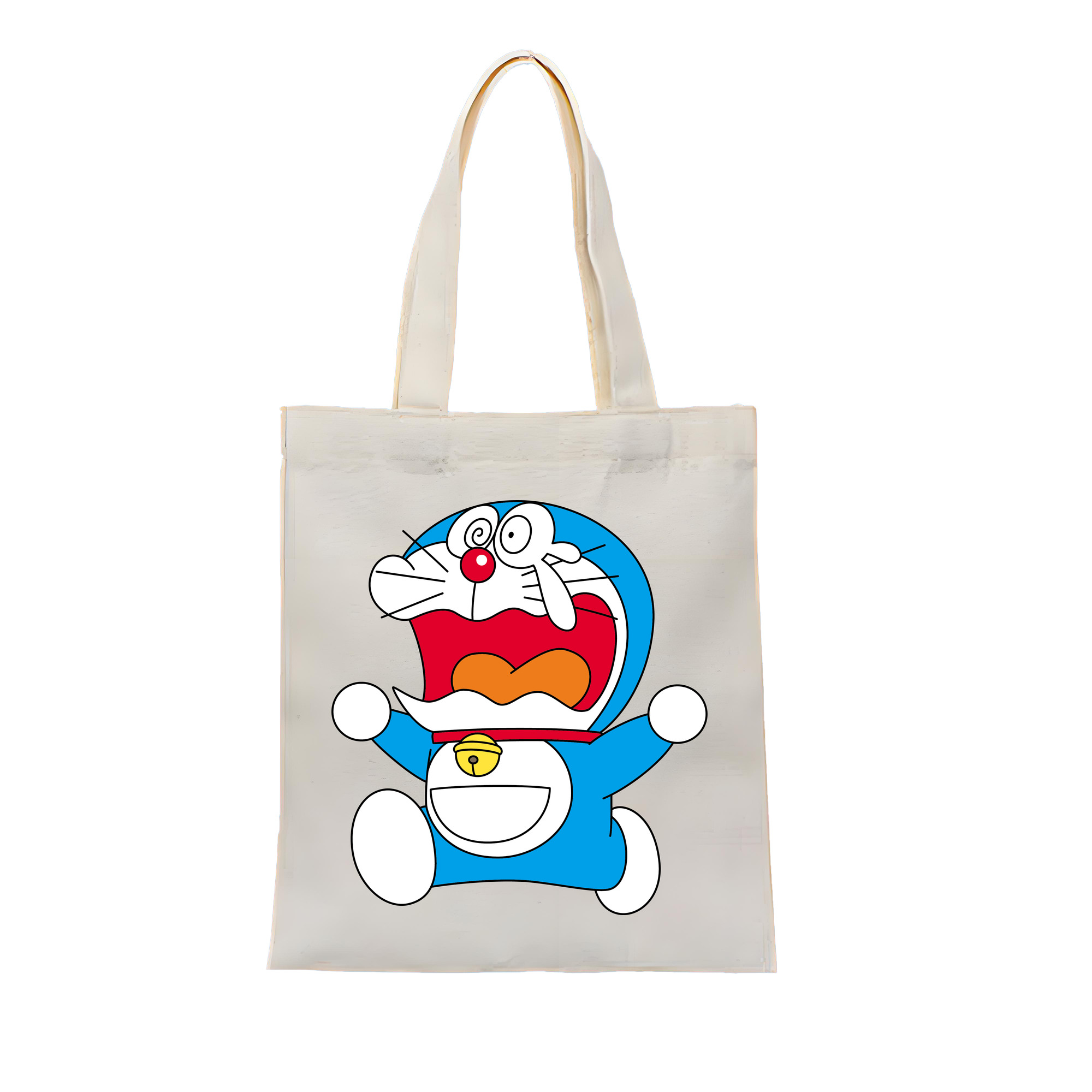 （画像用） ドラえもん Doraemon 縦型キャンバス生地手提げバッグ　トートバッグ