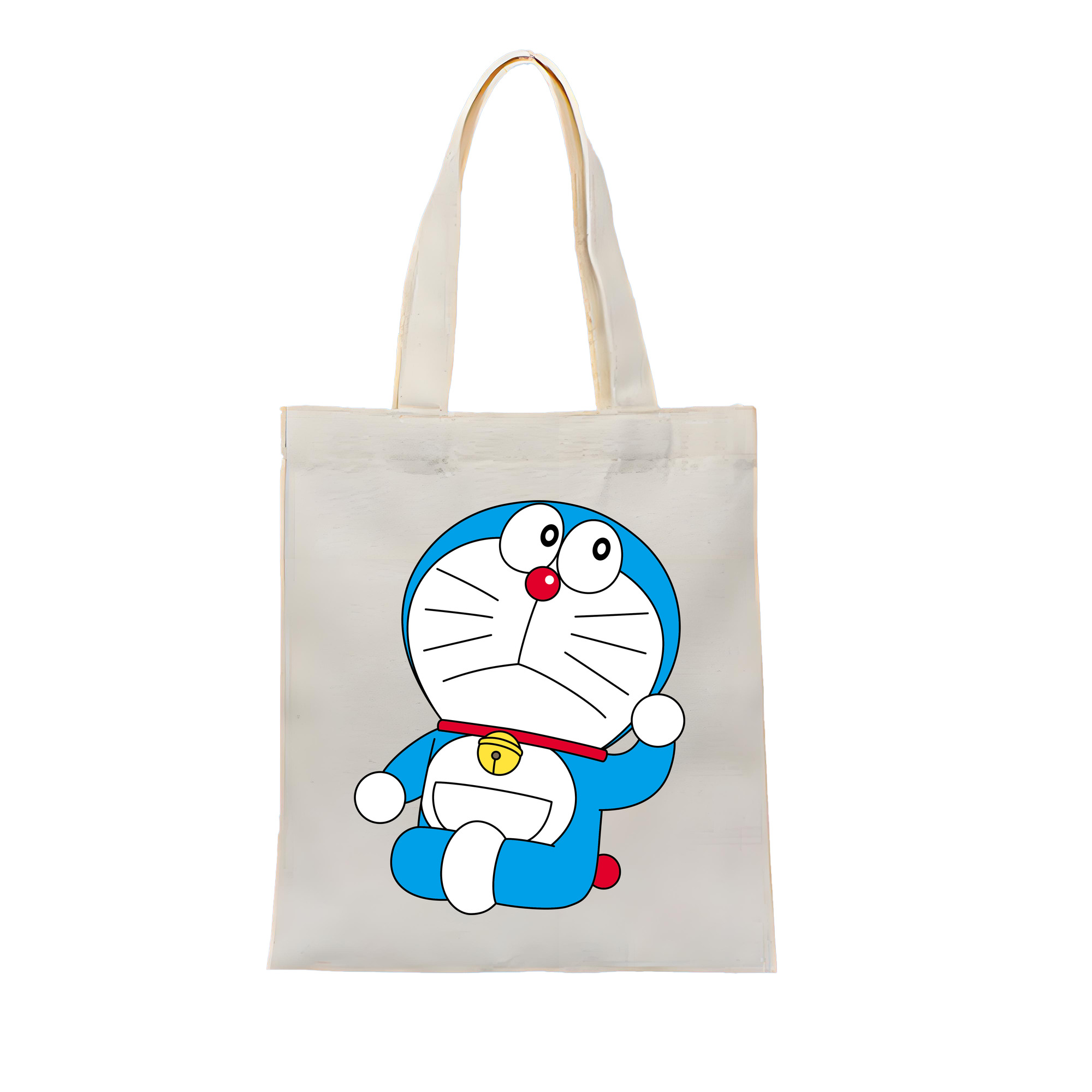 （画像用） ドラえもん Doraemon 縦型キャンバス生地手提げバッグ　トートバッグ