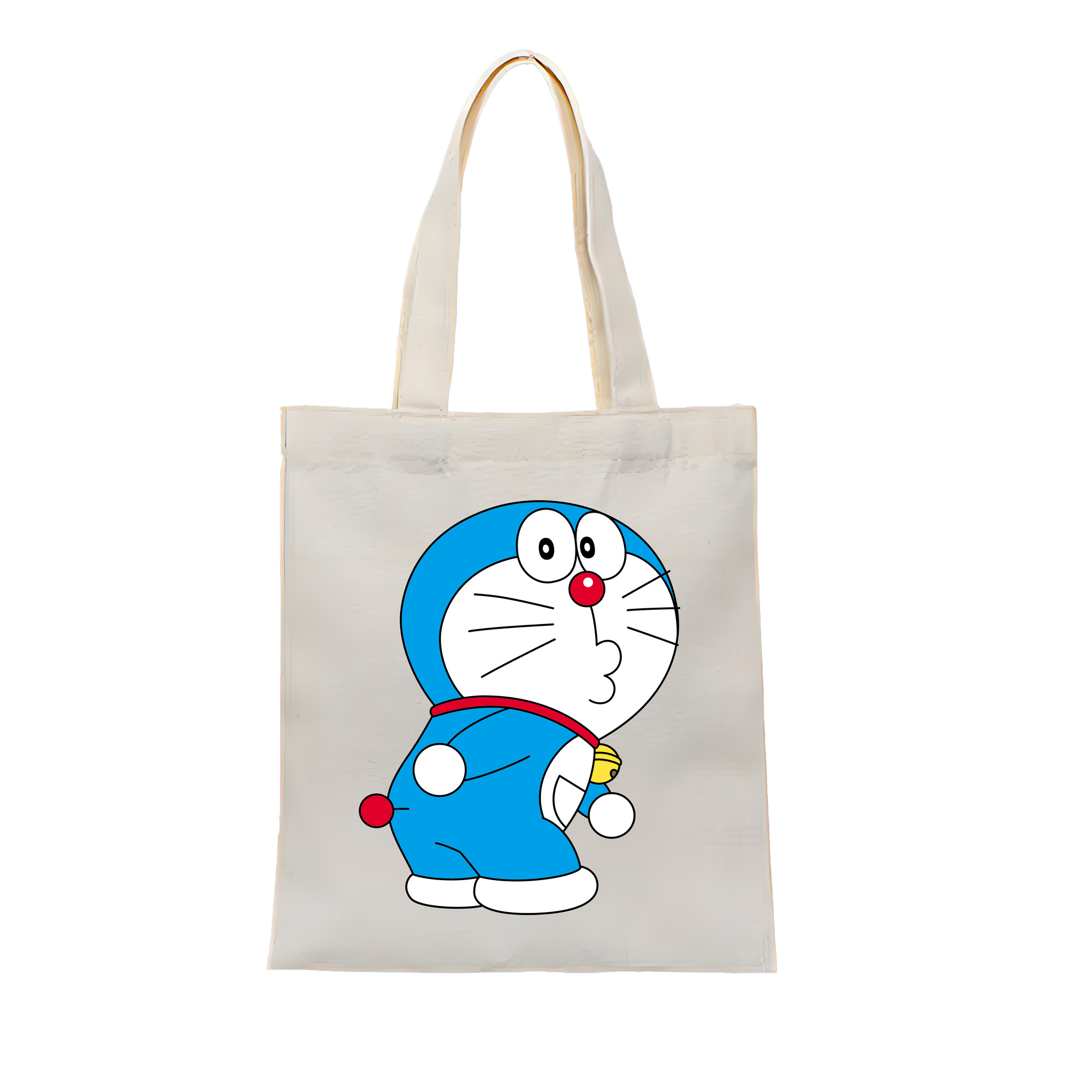（画像用） ドラえもん Doraemon 縦型キャンバス生地手提げバッグ　トートバッグ