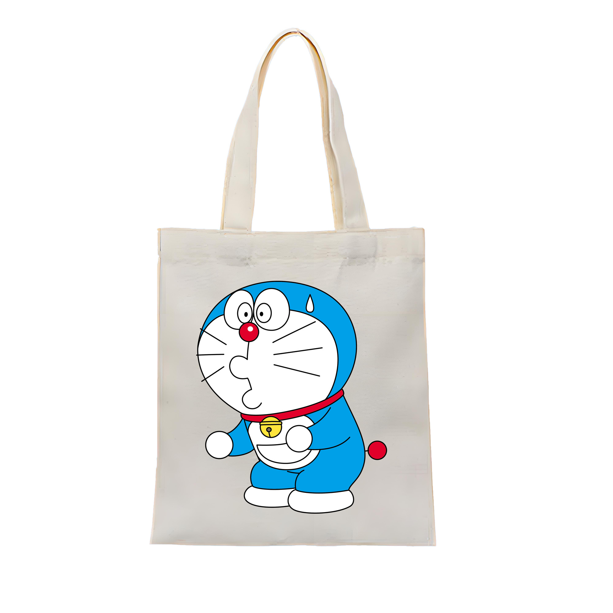 （画像用） ドラえもん Doraemon 縦型キャンバス生地手提げバッグ　トートバッグ